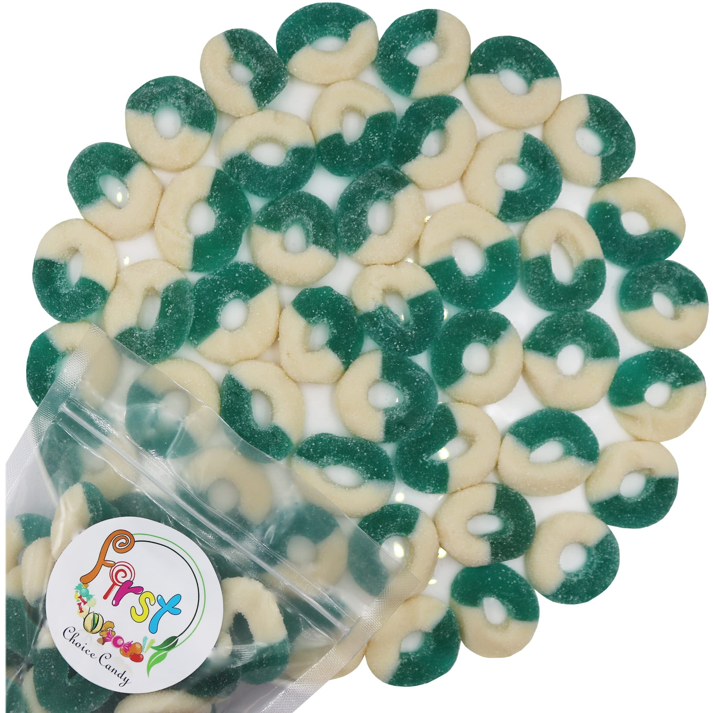 Firstchoicecandy Gummy Rings (Blue Raspberry, 2 Pound (Pack Of 1))