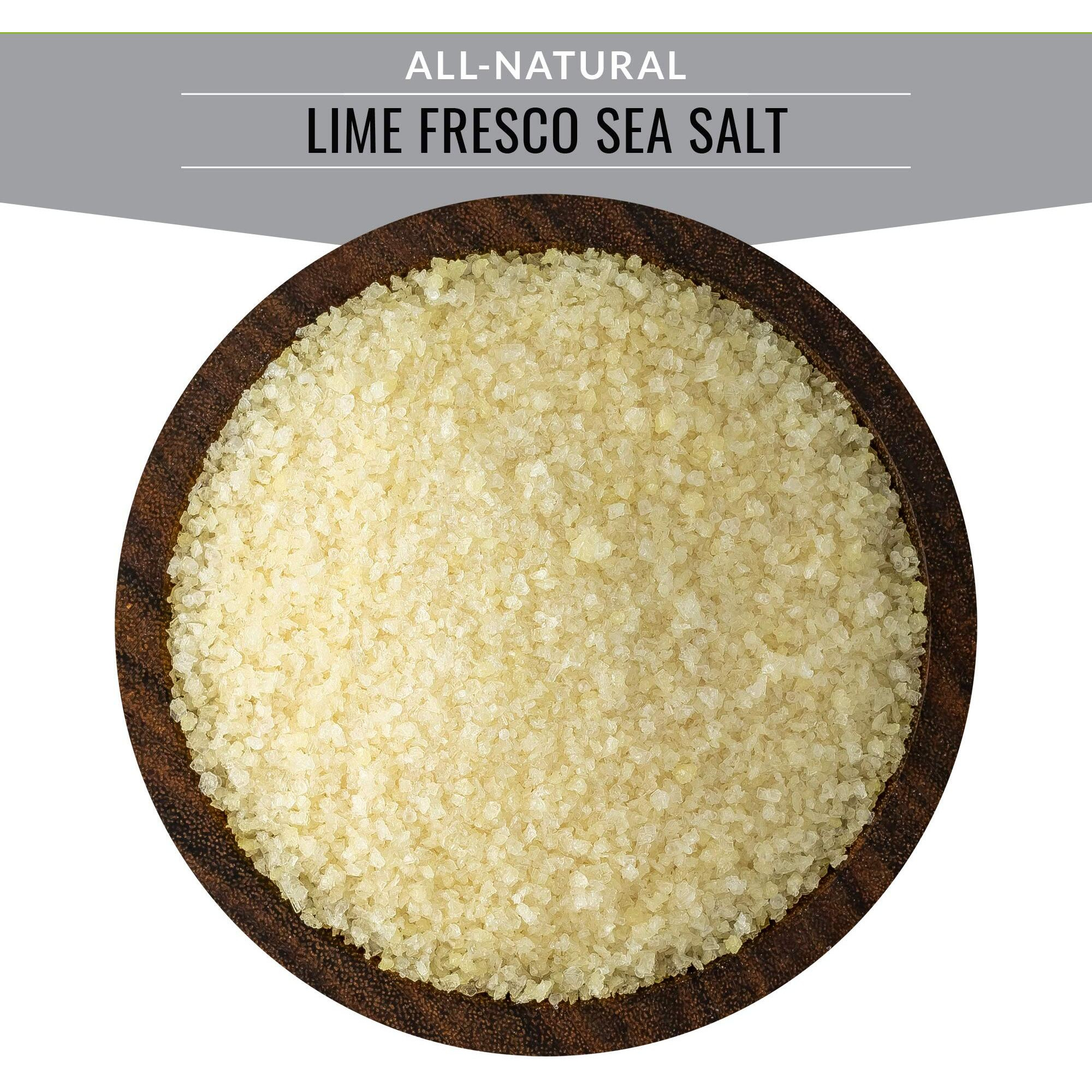Artisan Salt Company Fusion Naturally Flavored Lime Fresco Sea Salt, Zip-Top Pouch, 3 Ounce