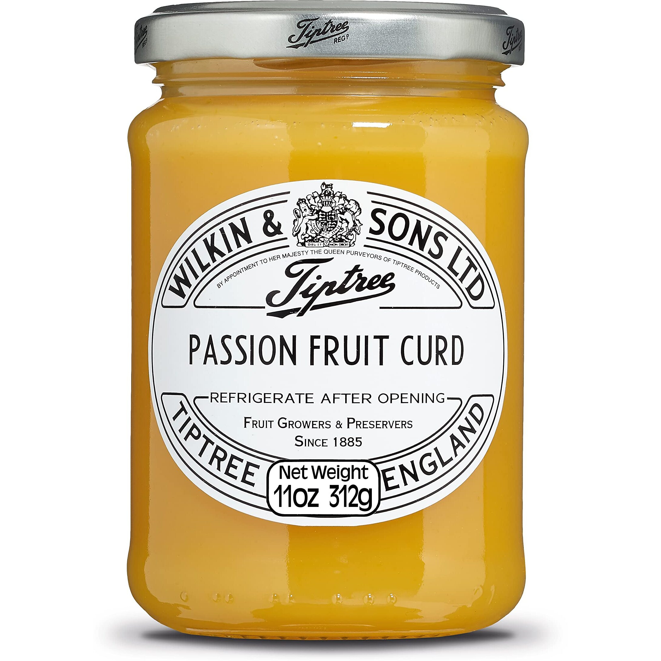Tiptree Passion Fruit Curd, 11 Ounce Jars (Pack Of 6)