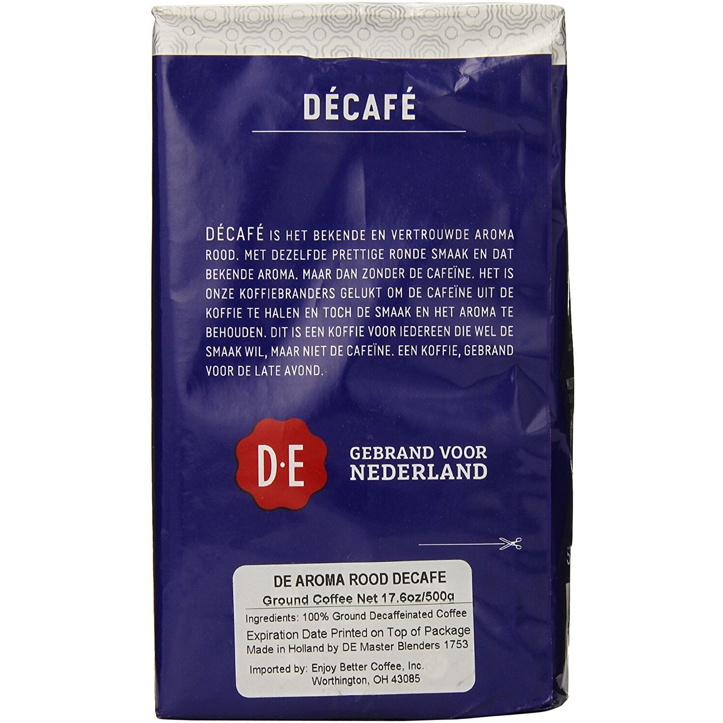 Douwe Egberts Aroma Rood Decaf Coffee, 17.6 Ounce