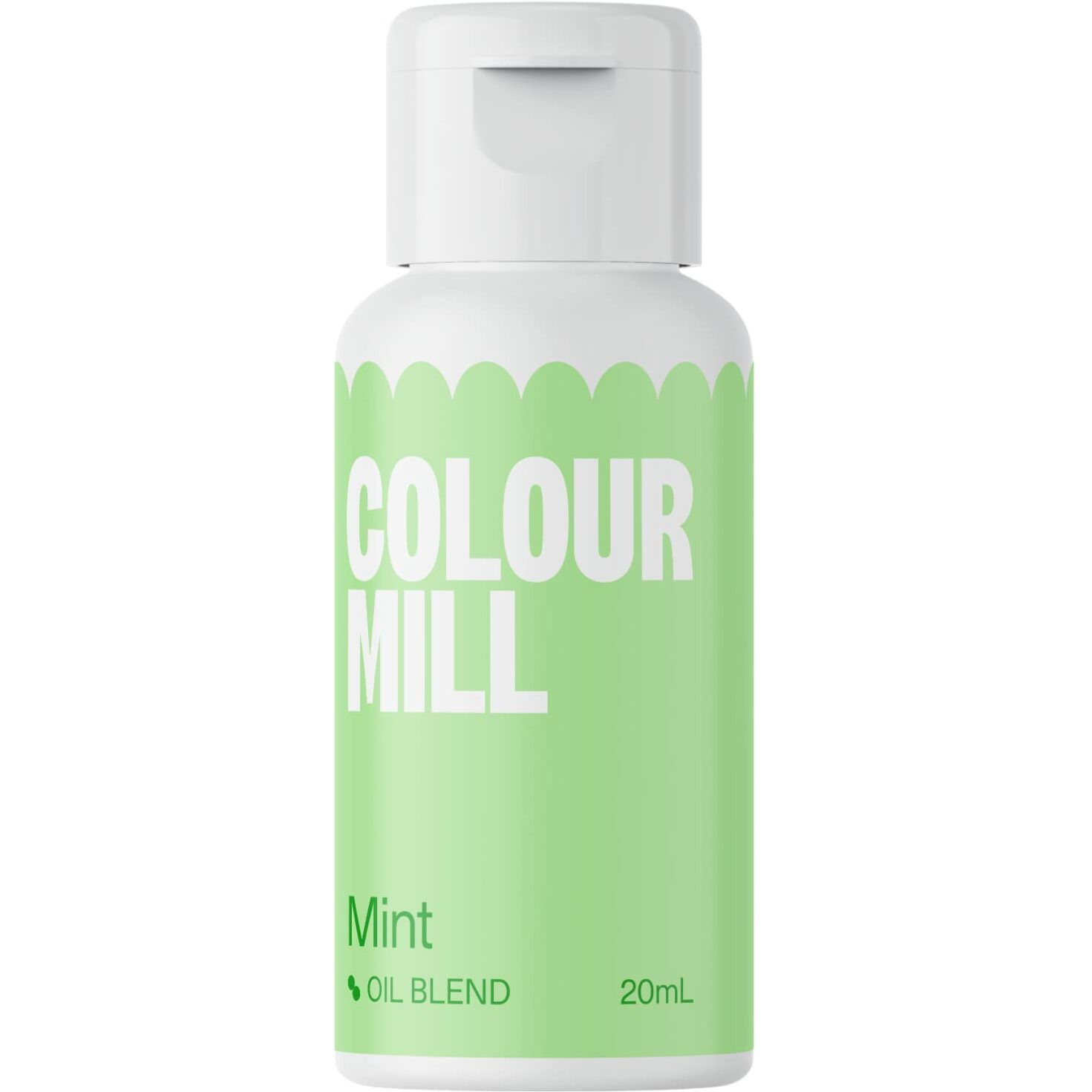 Colour Mill Oil-Based Food Coloring, 20 Milliliters Mint