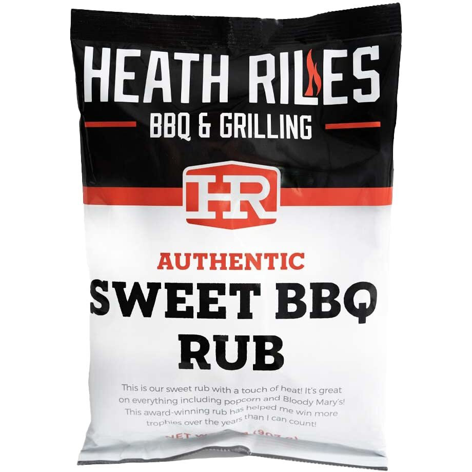 Heath Riles Bbq Rub - Sweet Bbq Seasoning Rub, Champion Pitmaster Recipe, Legendary Bbq Rubs For Smoking & Grilling, 70+ Bbq Championships, 2 Lb./32 Oz.