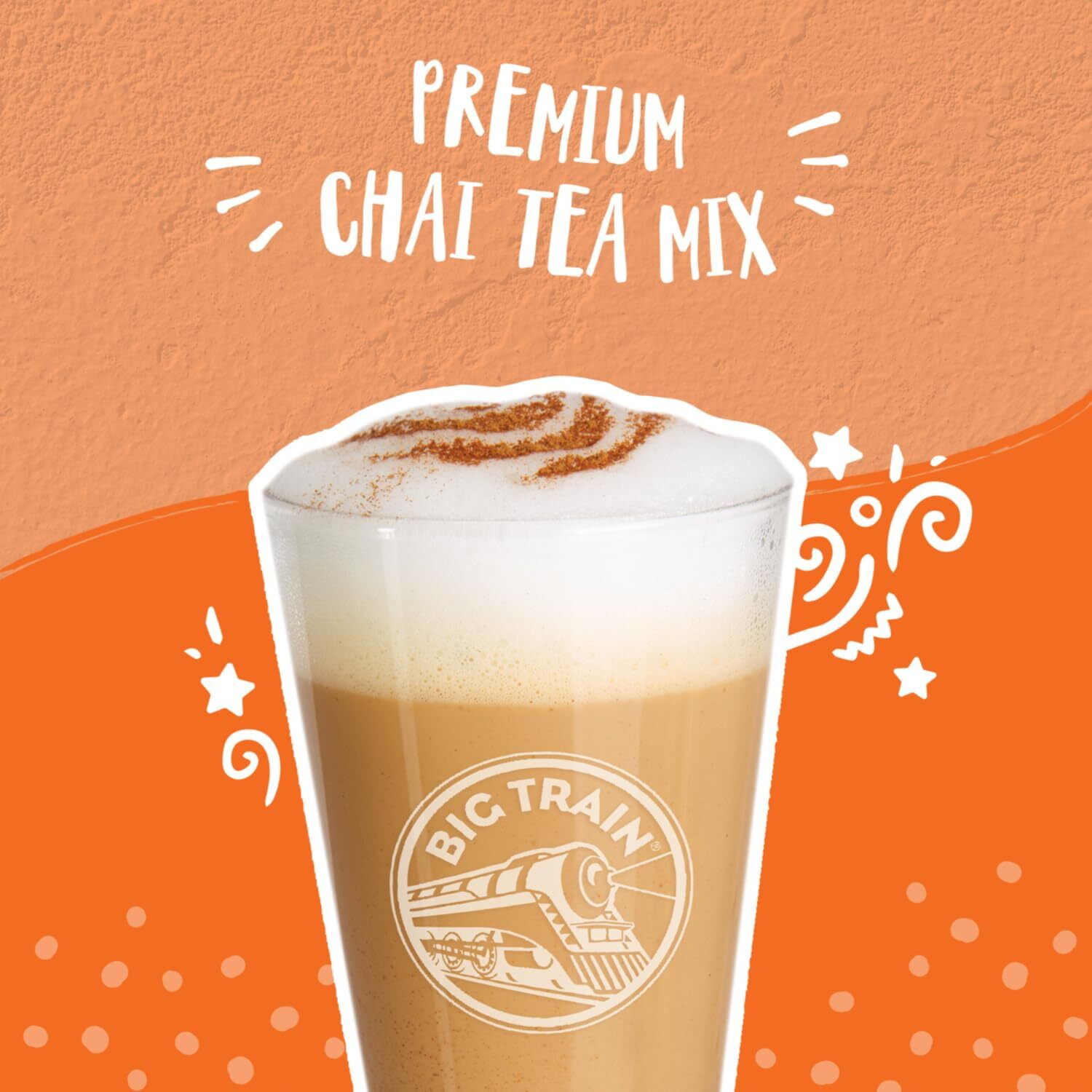 Big Train Pumpkin Pie Chai Tea Latte Beverage Mix, 3.5 Pound (Pack Of 4)