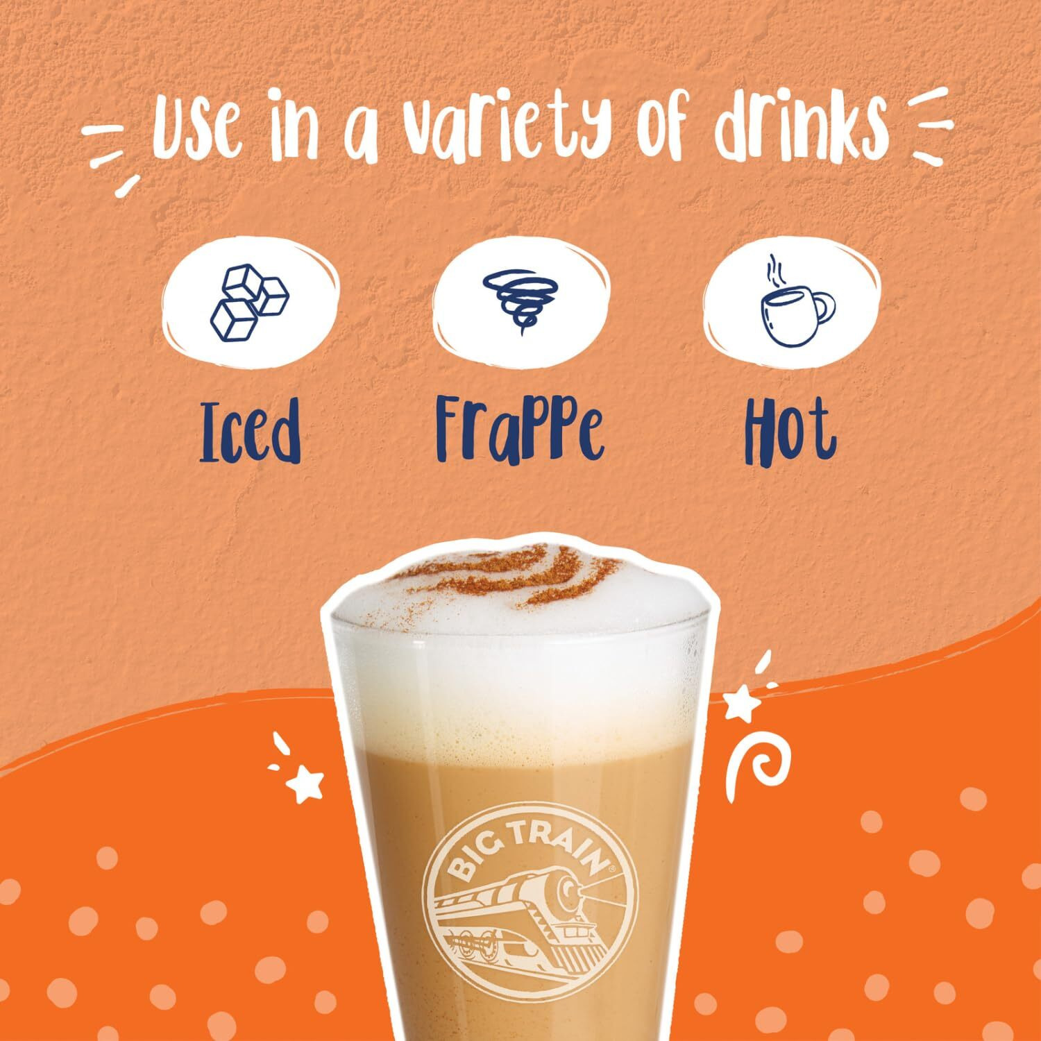 Big Train Pumpkin Pie Chai Tea Latte Beverage Mix, 3.5 Pound (Pack Of 4)