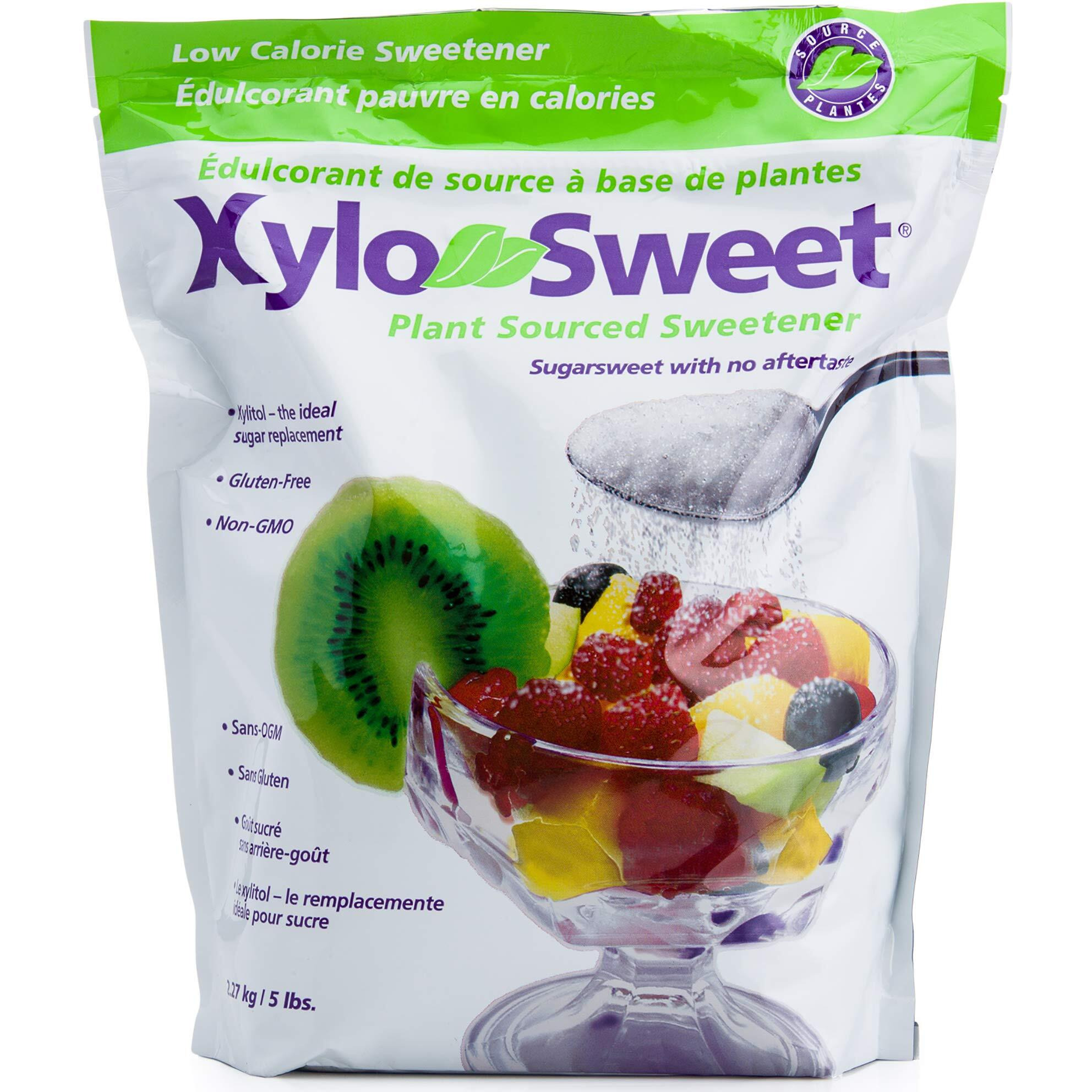 Xlear Xylosweet Non-Gmo Xylitol Sweetener - Natural Sweetener Sugar Substitute, Granules, 5 Pound Bag (Pack Of 1)
