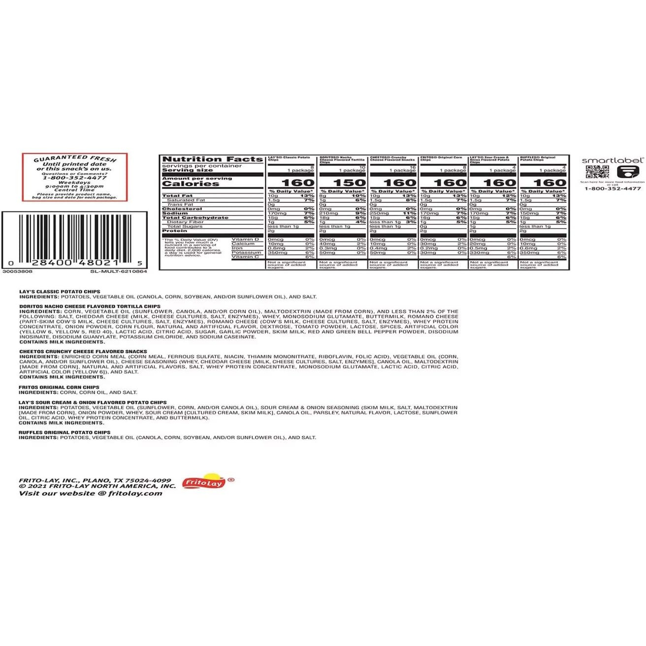 Frito Lay Classic 50 Bags