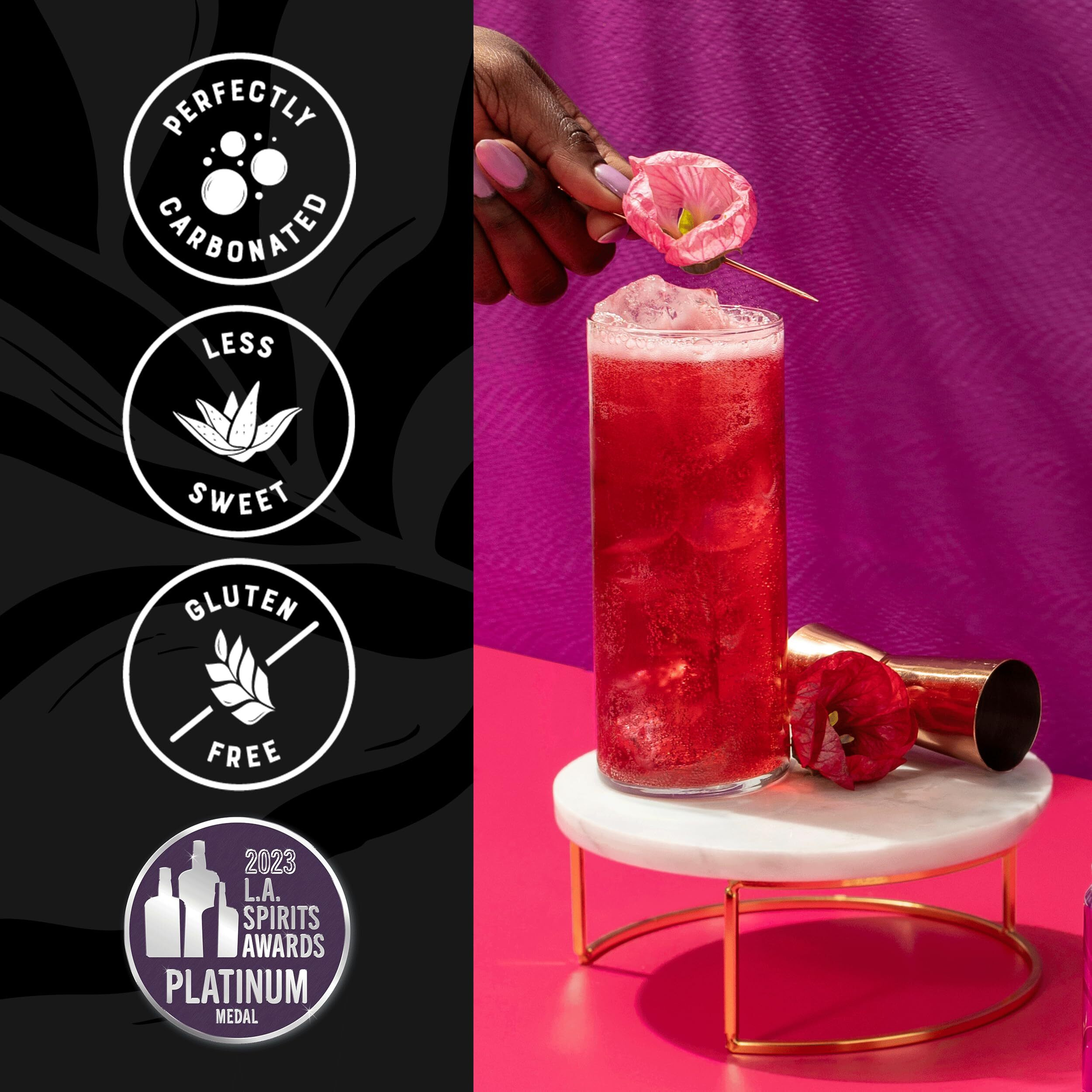 Q Mixers Hibiscus Ginger Beer, Premium Cocktail Mixer Made With Real Ingredients, 7.5 Fl Oz (Pack Of 24)