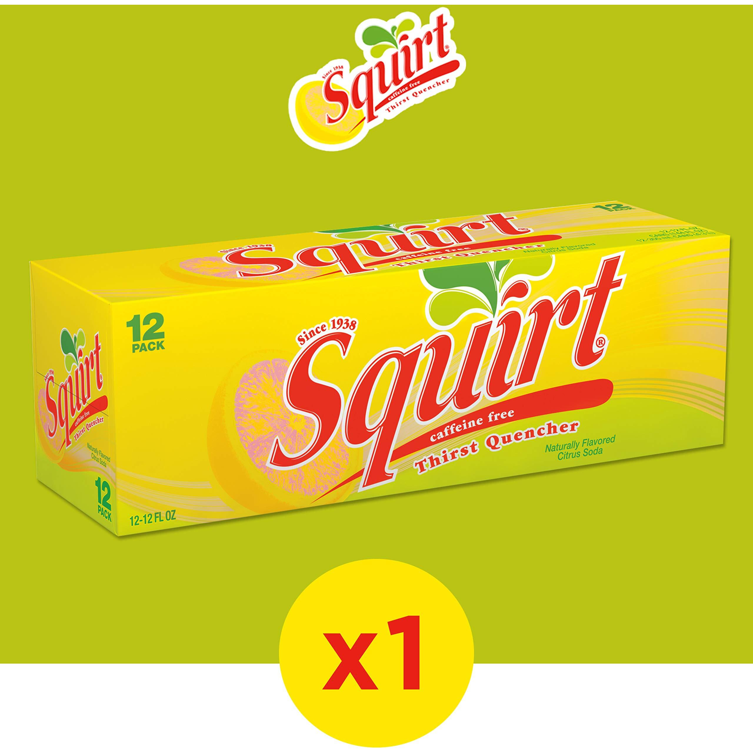 Squirt Citrus Soda, 12 Fl Oz Cans (Pack Of 12)