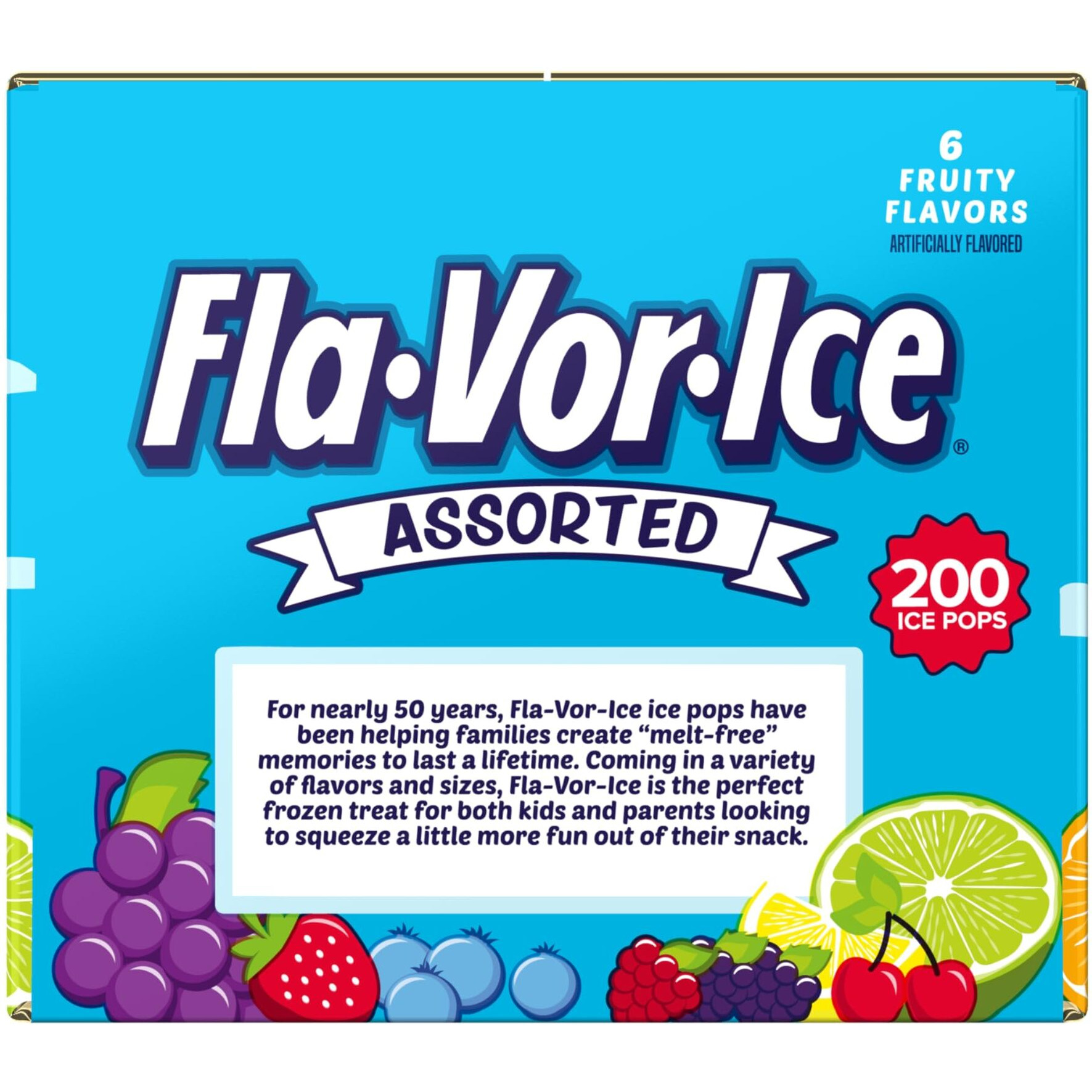 Flavor Ice Assorted Freezer Pops , 200 Ct