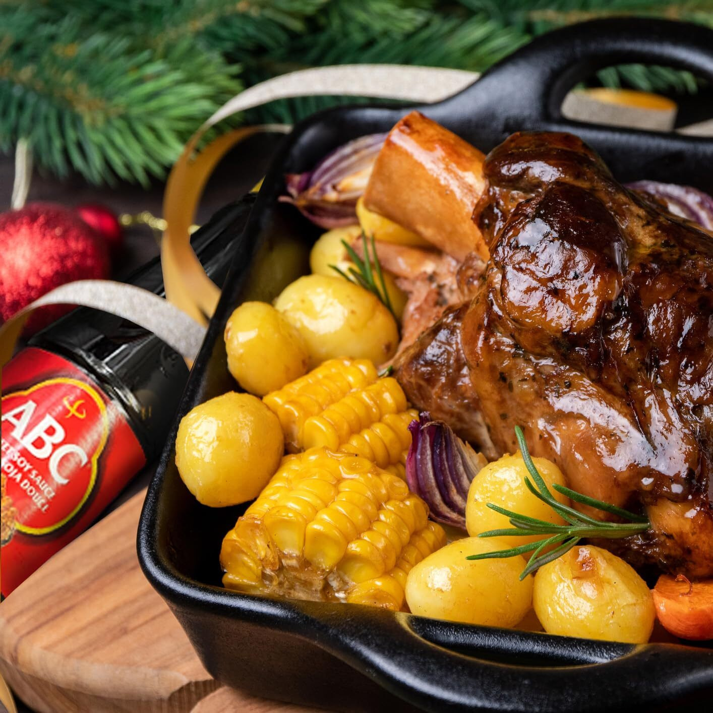 Abc Sweet Soy Sauce - 20.3 Fl Oz (2 Pack) - Bbq Marinade, Dip, Stir Fry - Vegan Black Dark Soy Glaze - Healthy And Authentic Indonesian Kecap Manis Flavor For Exquisite Culinary Creations