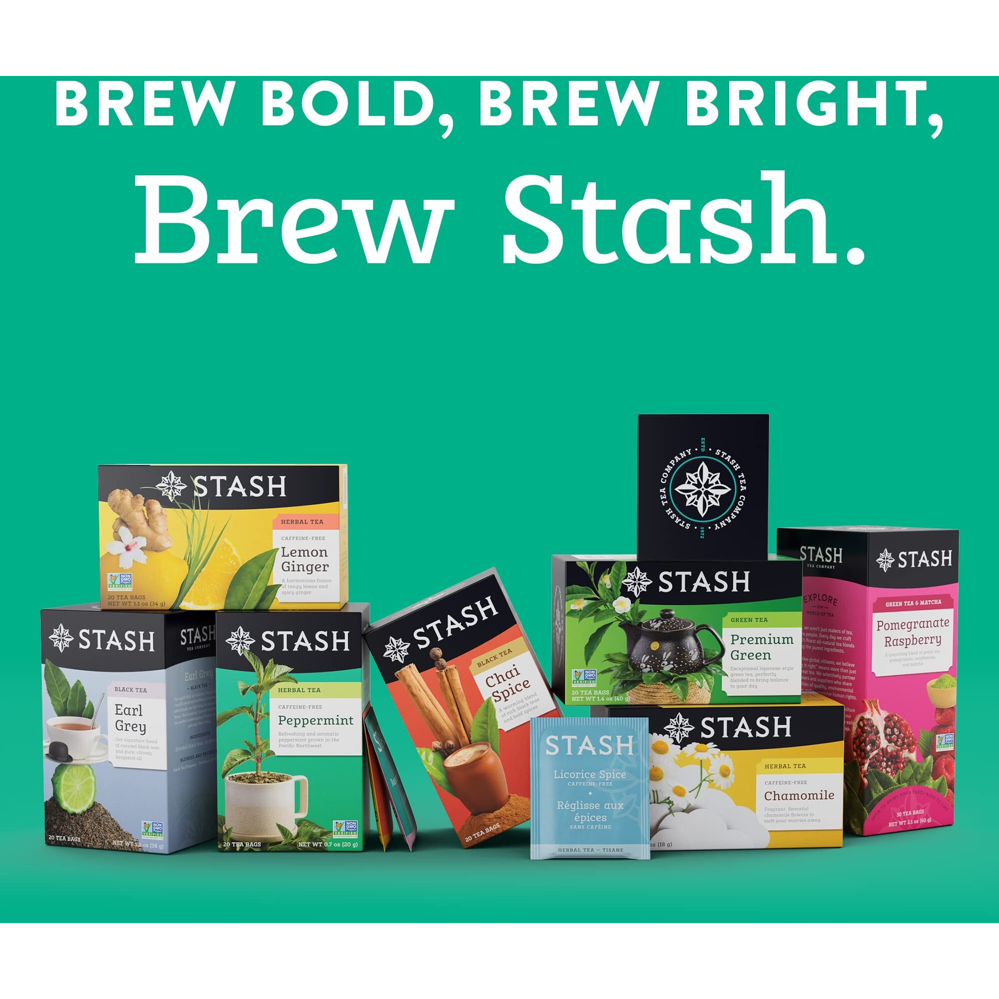 Stash Tea English Breakfast Loose Leaf Black Tea, 16 Ounces