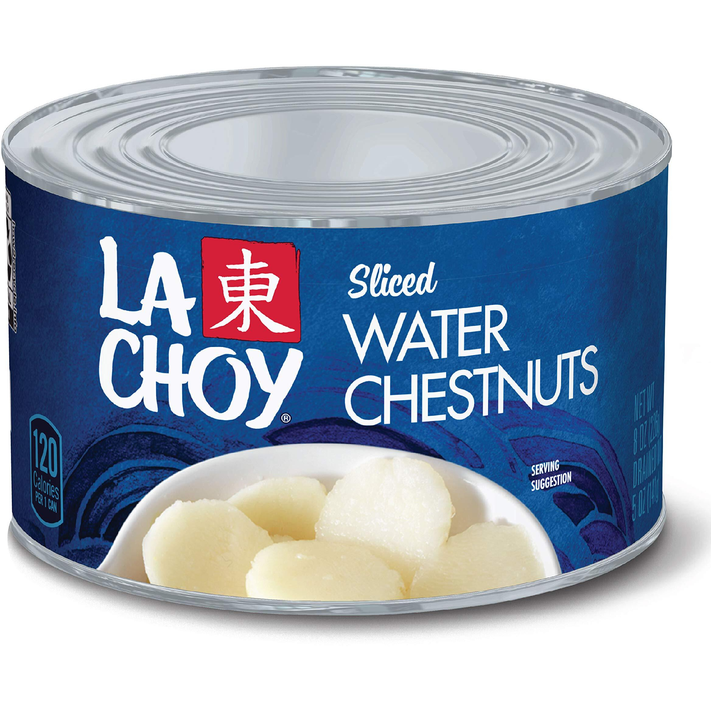 La Choy Sliced Water Chestnuts, 8 Ounce, 12 Pack