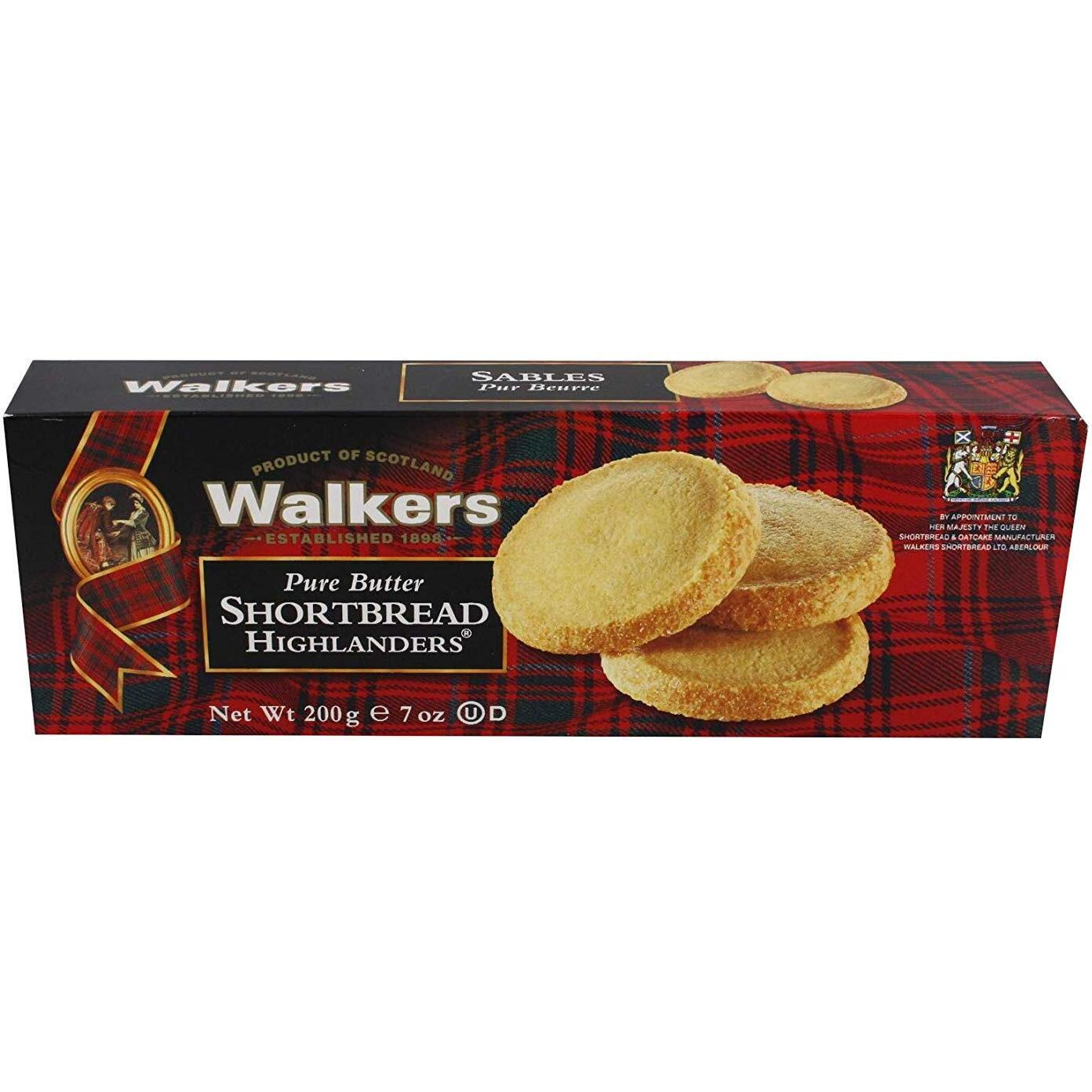 Walker's Shortbread Highlanders, All-Butter Shortbread Cookies, 7 Oz Box