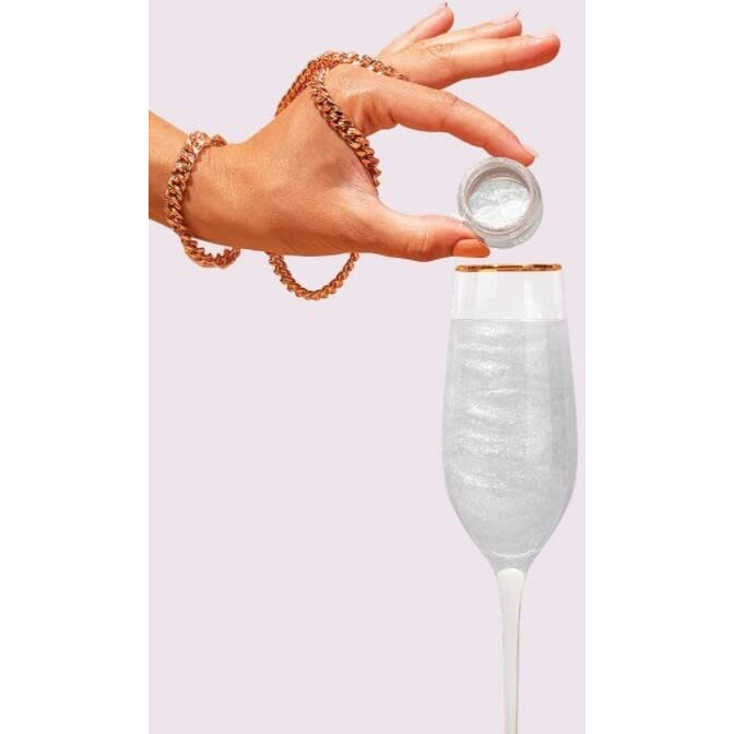 Fancy Sprinkles Premium Edible Glitter, 100% Edible Glitter For Sparkling Food & Drinks No Taste Or Texture (4G, Diamond White)