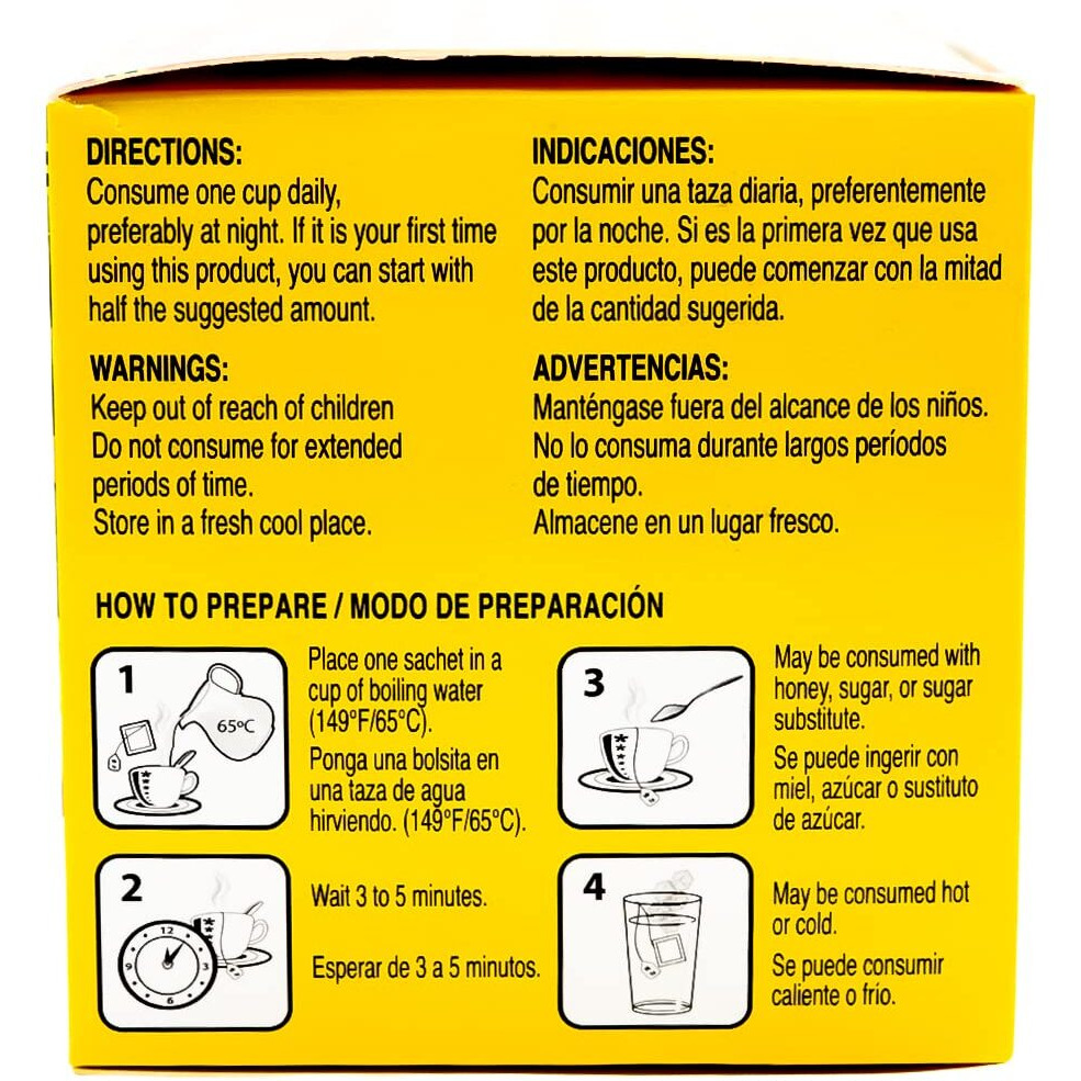 Gn + Vida Pinalim Tea | Pineapple Based Tea Containing Red Tea, Green Tea, White Tea And Senna Leaf | 30 Tea Bags