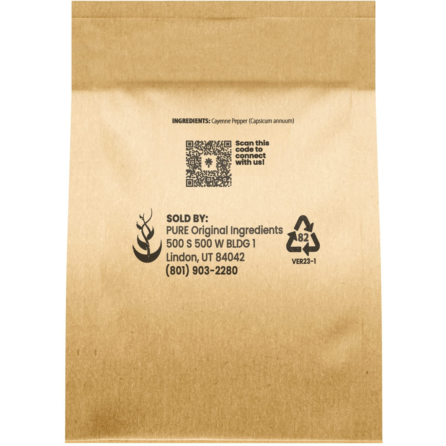 Pure Original Ingredients Ground Cayenne Pepper (1 Lb), Spicy Flavor, Sauces, Dry Rubs, Used In Hot Sauces