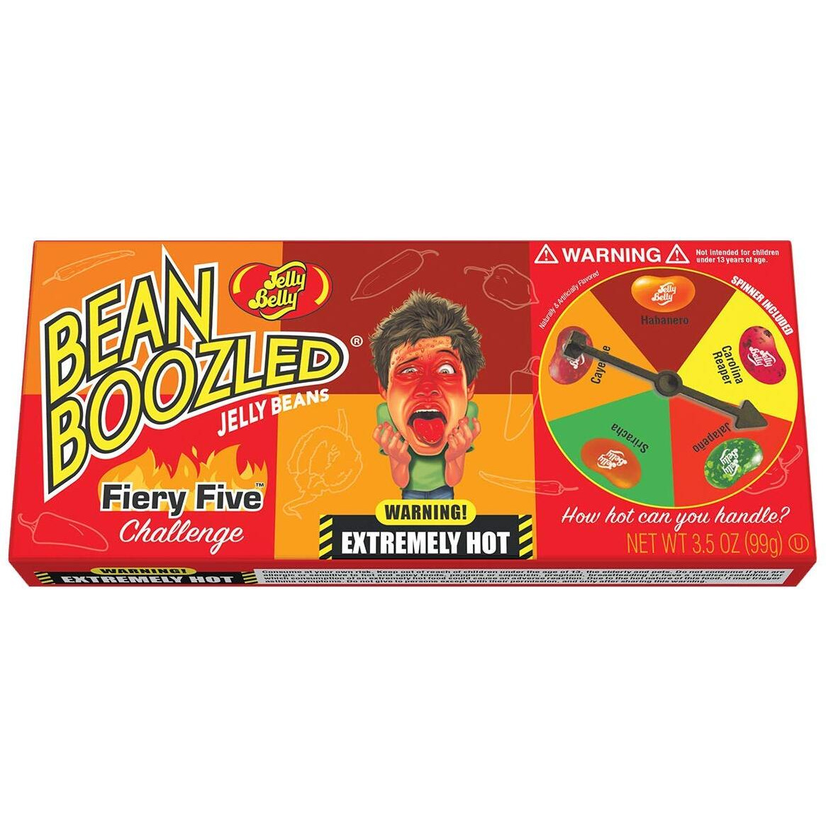 Jelly Belly Candy Jelly Beansboxboozledfieryfive, Red
