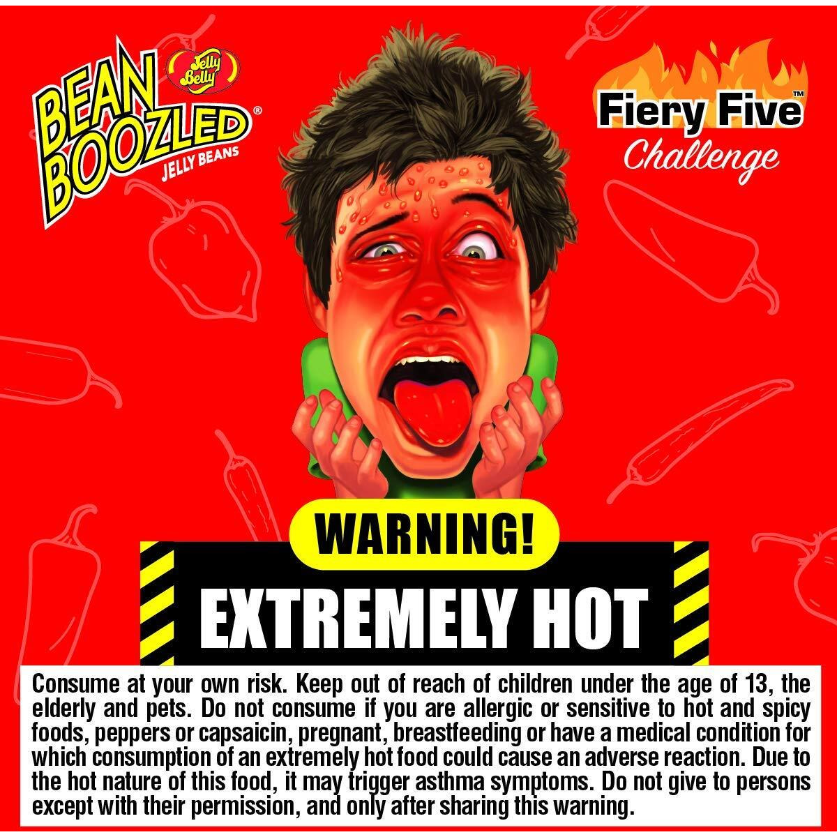 Jelly Belly Candy Jelly Beansboxboozledfieryfive, Red