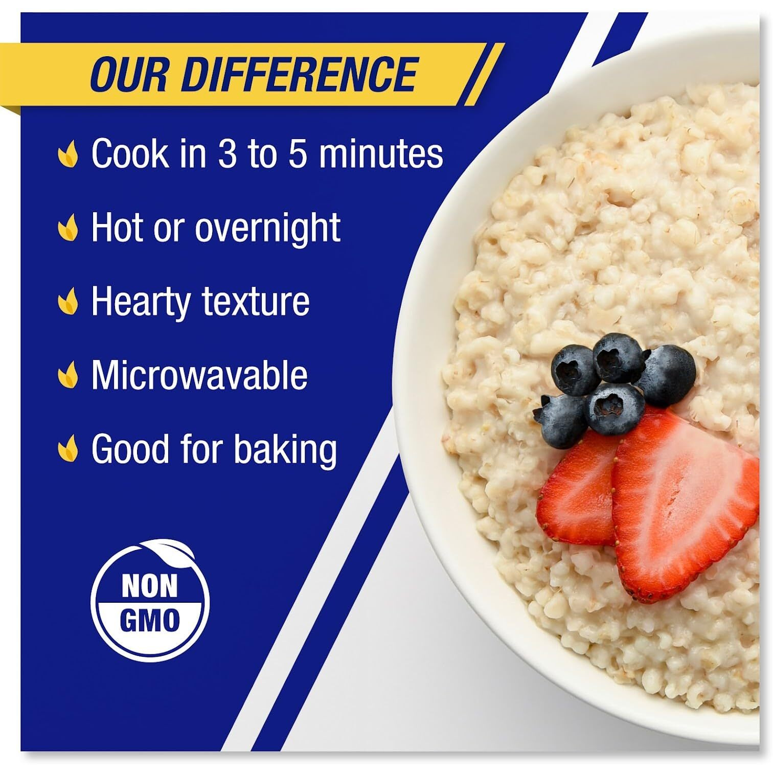 Coach's Oats Whole Grain Oatmeal 3 Lbs (48 Oz) Pack Of 2 | Cracked N Toasted Oats | Quick-Cooking, Steel Cut Texture | Heart-Healthy, Delicious Breakfast | Microwavable, Stovetop, Overnight Oatmeal, Ready In 3 To 5 Minutes | Enjoy The Perfect Start To Your Day