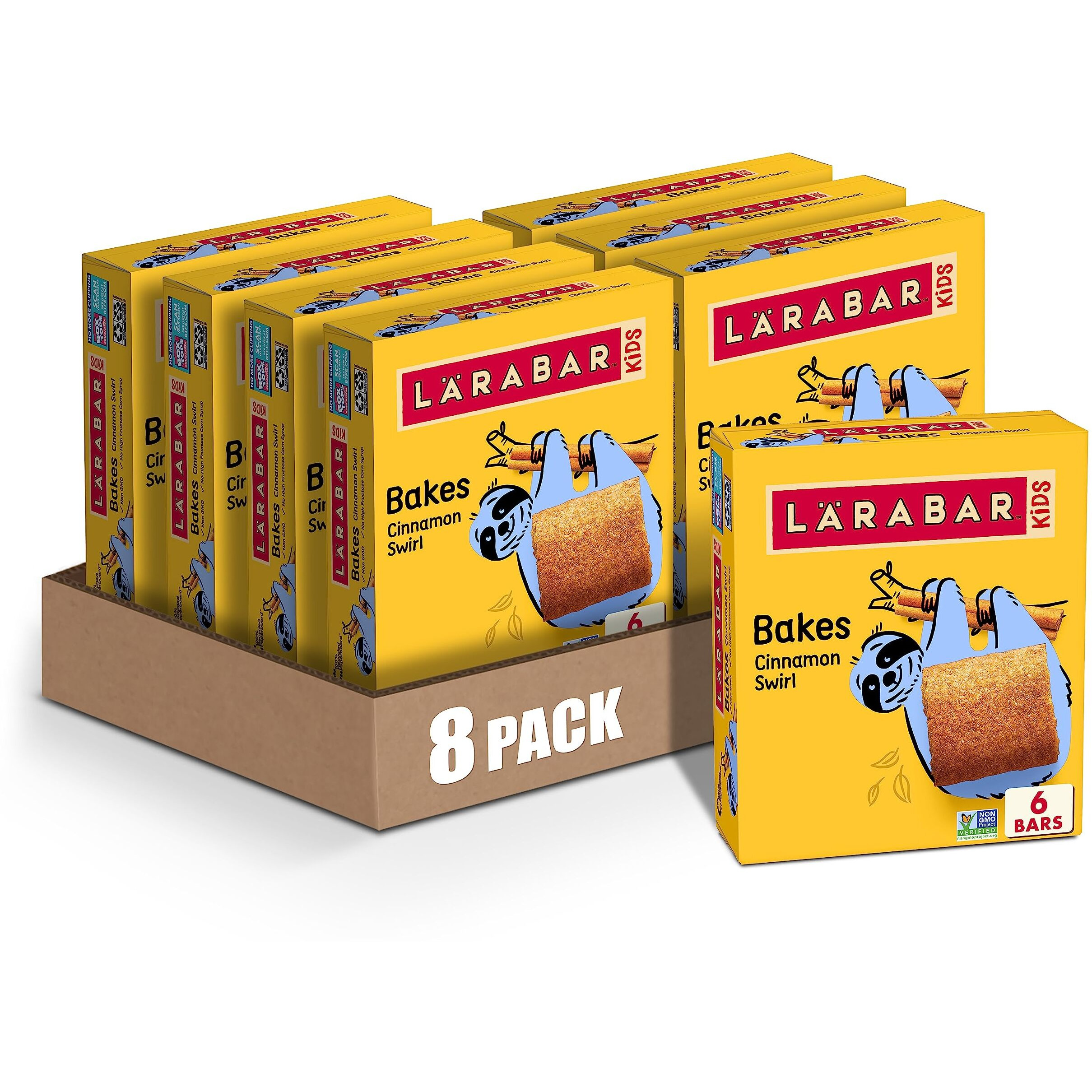 Lrabar Kids, Cinnamon Swirl, Gluten Free Fruit & Nut Bar, 1.6 Oz Bars, 16 Ct (Pack Of 8)