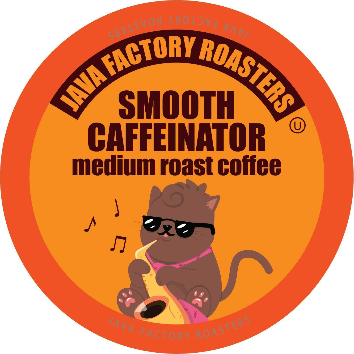 Java Factory Medium Roast Coffee Pods Compatible With K Cup Brewers Including 2.0, Smooth Caffeinator, 80 Count