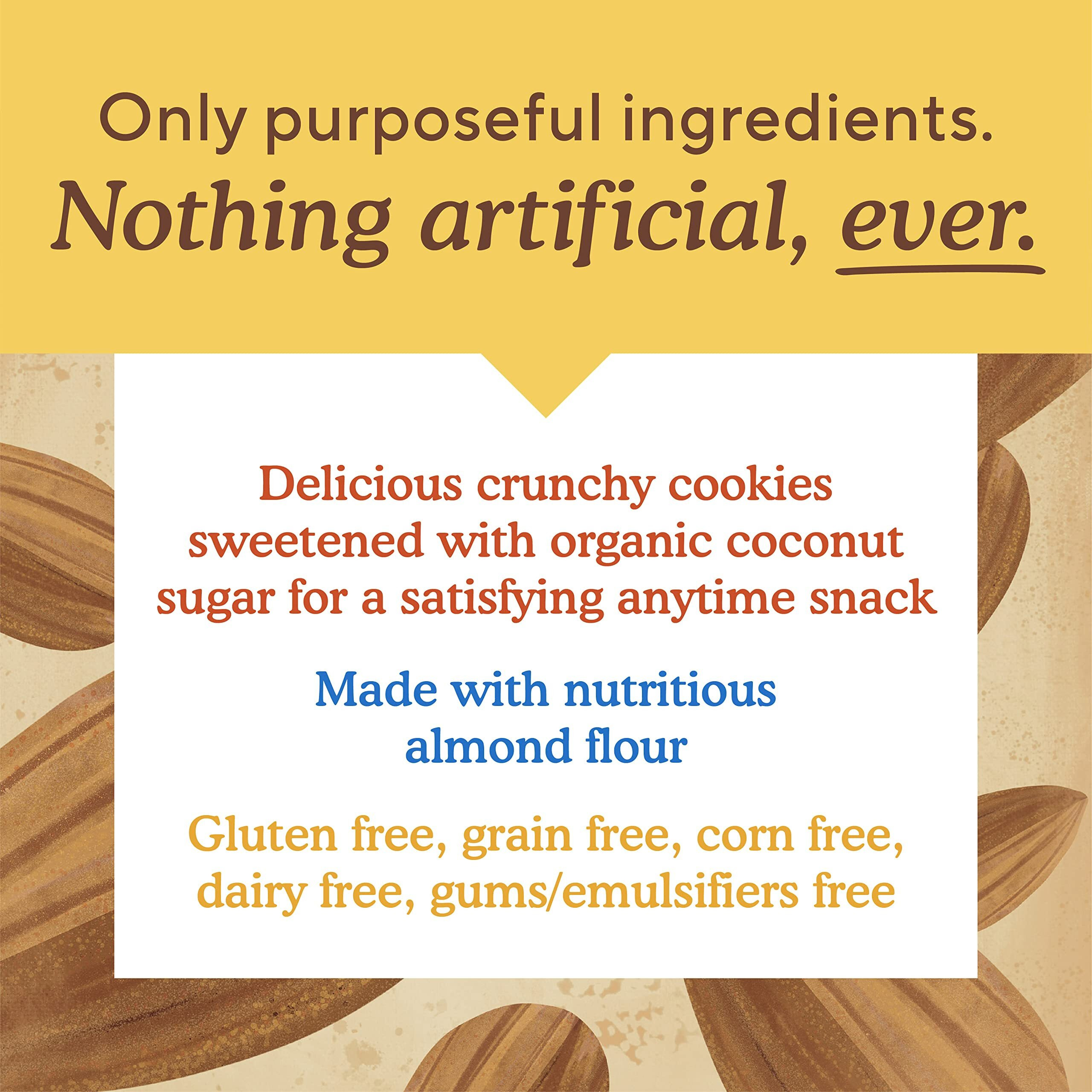 Simple Mills Almond Flour Crunchy Cookies, Toasted Pecan - Gluten Free, Vegan, Healthy Snacks, Made With Organic Coconut Oil, 5.5 Ounce (Pack Of 6)