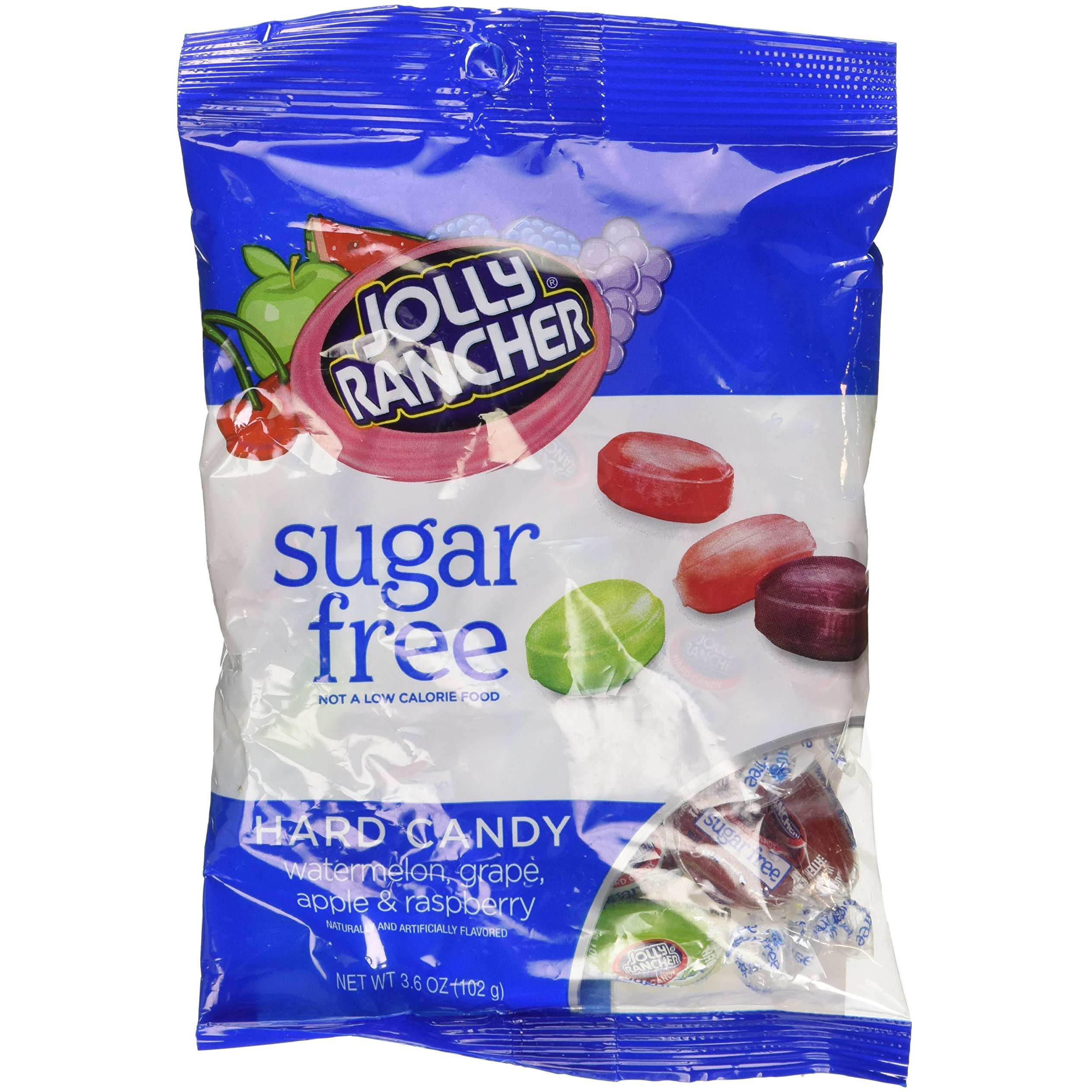 Jolly Rancher Sugar Free Hard Candy, 3.6 Oz Bag (3.6 Oz), Pack Of 3