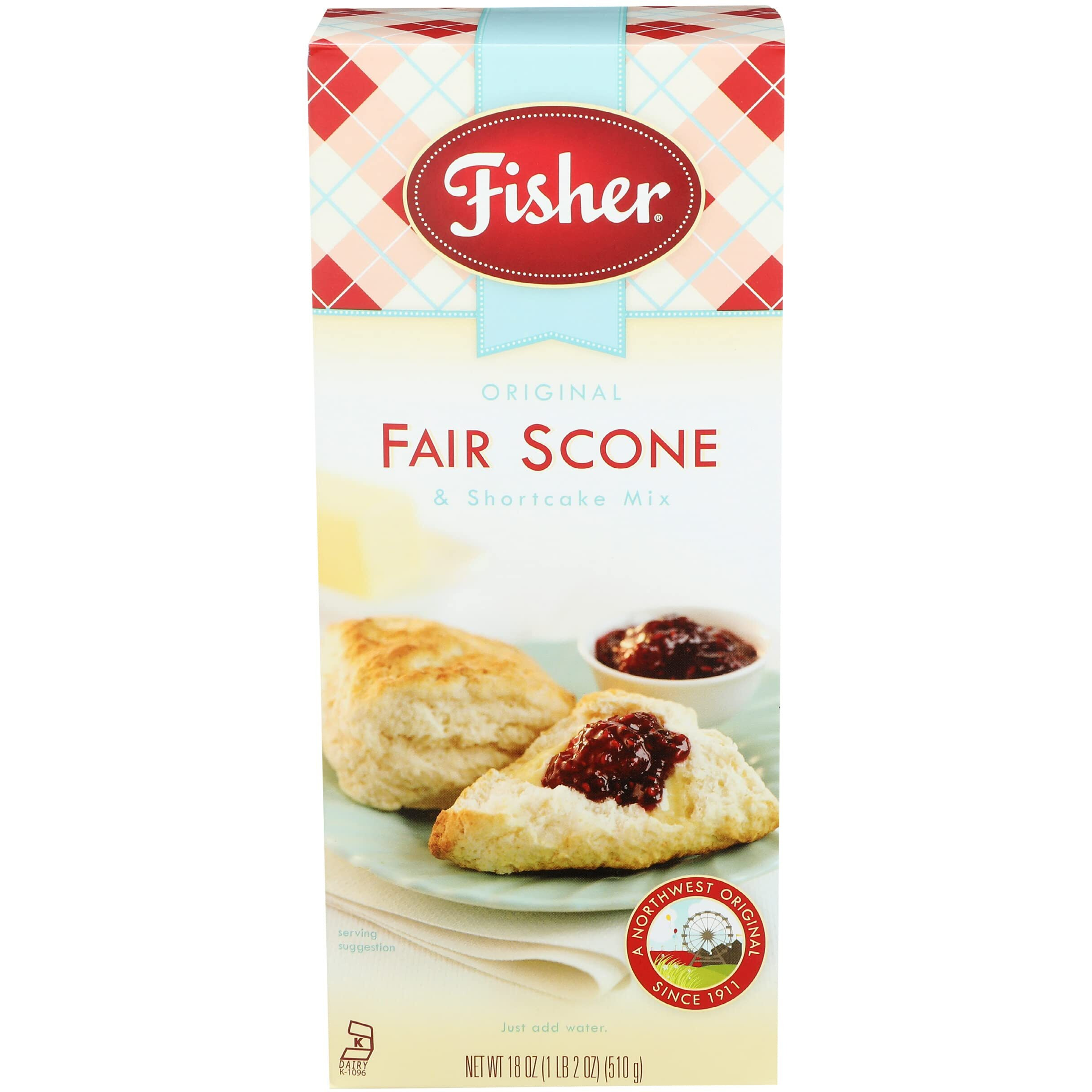 Fisher Orginial Fair Scone & Shortcake Mix, 18 Oz (Pack Of 3)