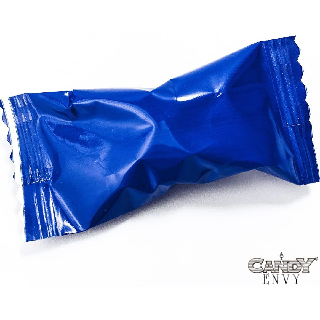 Candy Envy - Blue Wrapped Buttermints - 13 Oz. Bag - 100 Indiv. Wrapped Mints