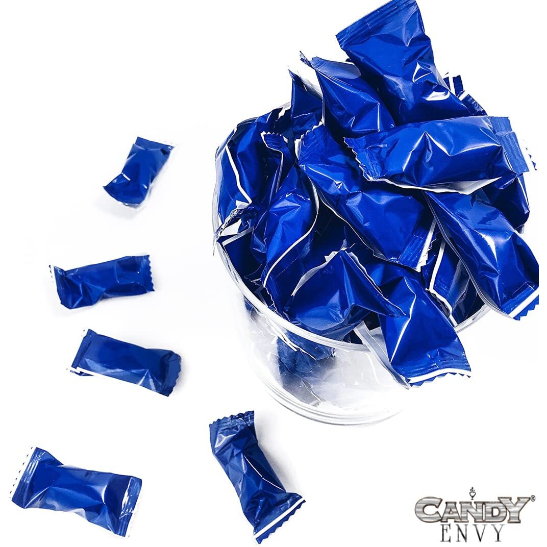Candy Envy - Blue Wrapped Buttermints - 13 Oz. Bag - 100 Indiv. Wrapped Mints