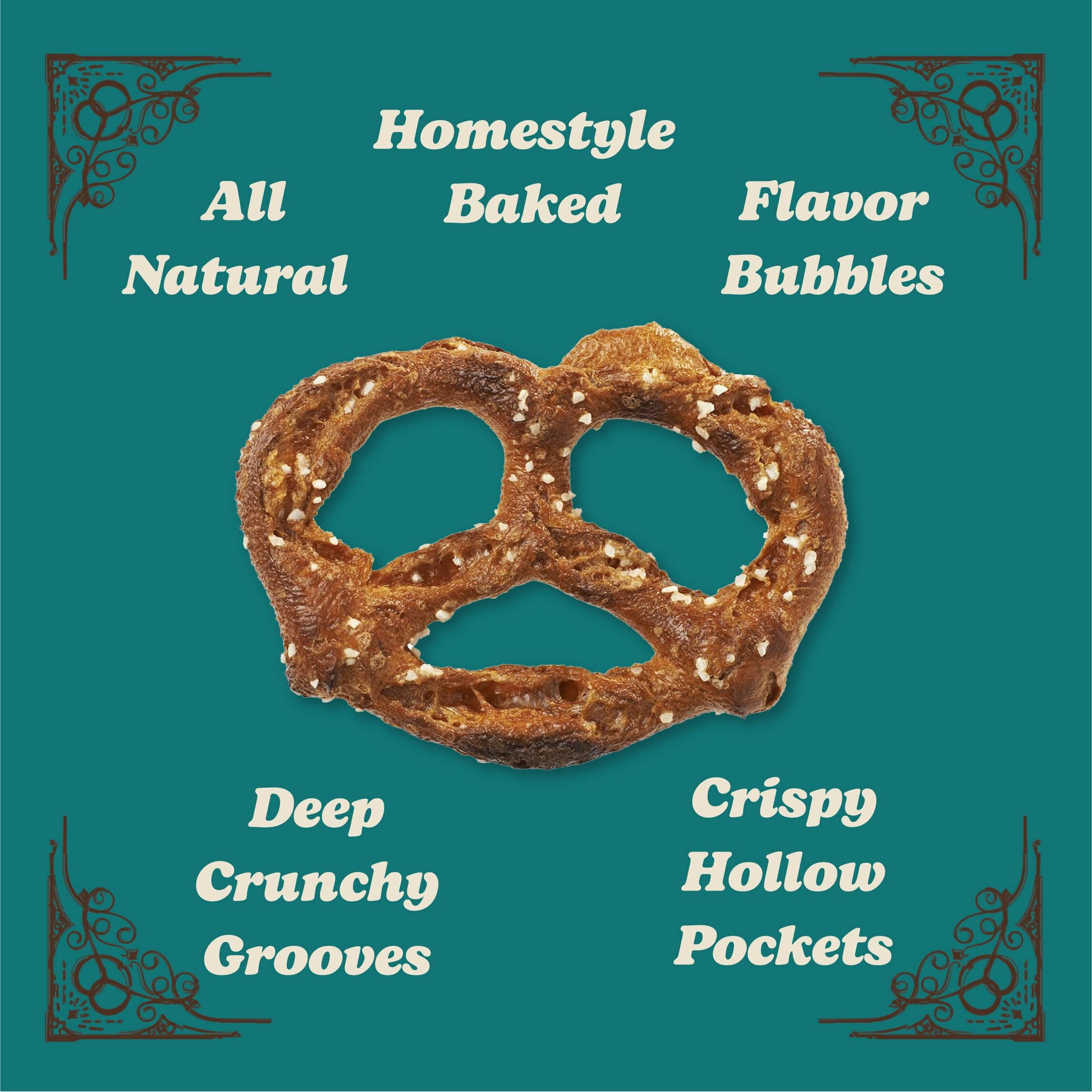 Unique Snacks Original Splits Pretzels, Delicious Homestyle Baked Snack Bag, Ou Kosher, And Non-Gmo Food, No Artificial Flavor, 16 Oz. Bags, Pack Of 12
