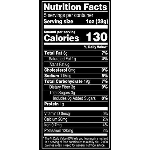 Terra Vegetable Chips, Blues Chips With Sea Salt, 5 Oz (Pack Of 12)
