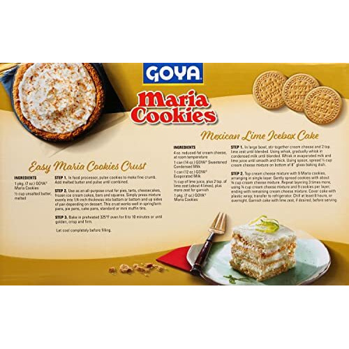 Goya Foods Maria Cookies, Jumbo Pack, 7 Ounce (Pack Of 10)