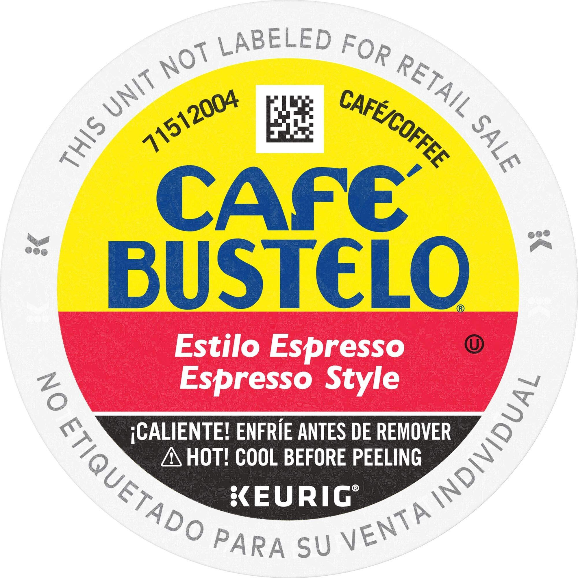 Caf   Bustelo Espresso Style Dark Roast Coffee, 24 Keurig K-Cup Pods