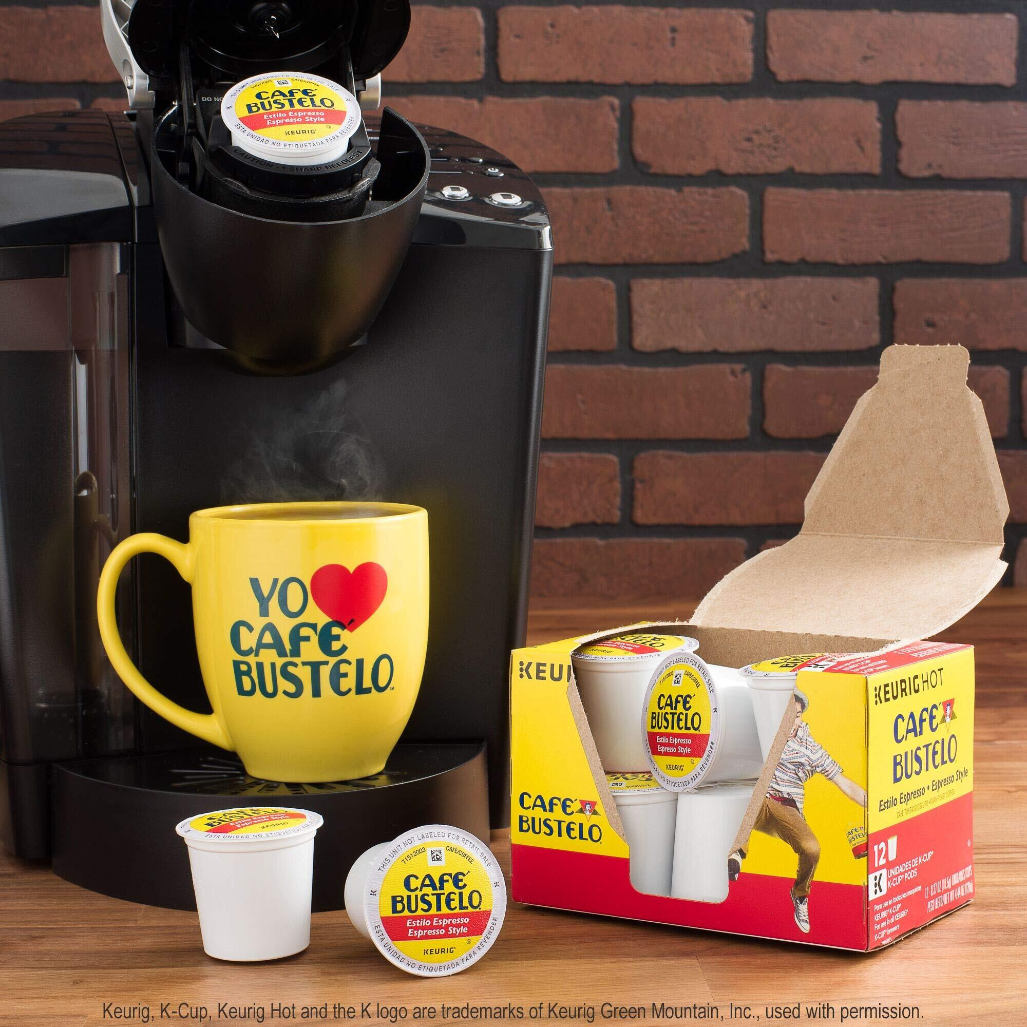 Caf   Bustelo Espresso Style Dark Roast Coffee, 24 Keurig K-Cup Pods