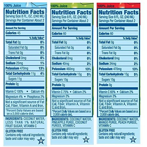 Vita Coco Coconut Water, Variety Pack - Naturally Hydrating Electrolyte Drink - Smart Alternative To Coffee, Soda, And Sports Drinks - Gluten Free - 16.9 Ounce (Pack Of 12)