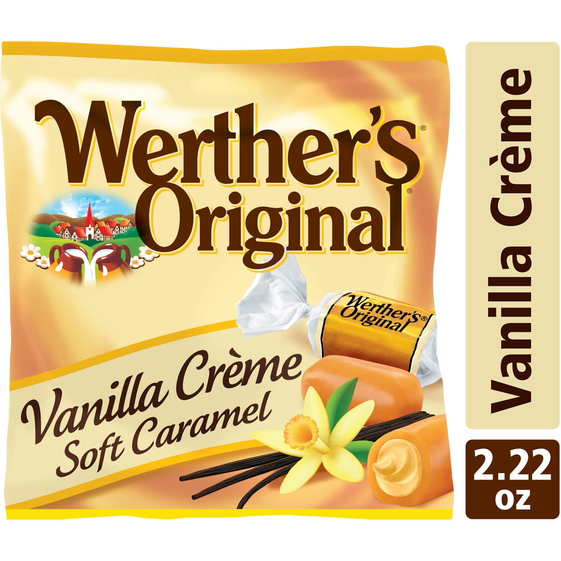Werther's Original Soft Vanilla Crme Caramel Candy, 2.22 Ounce (Pack Of 12)