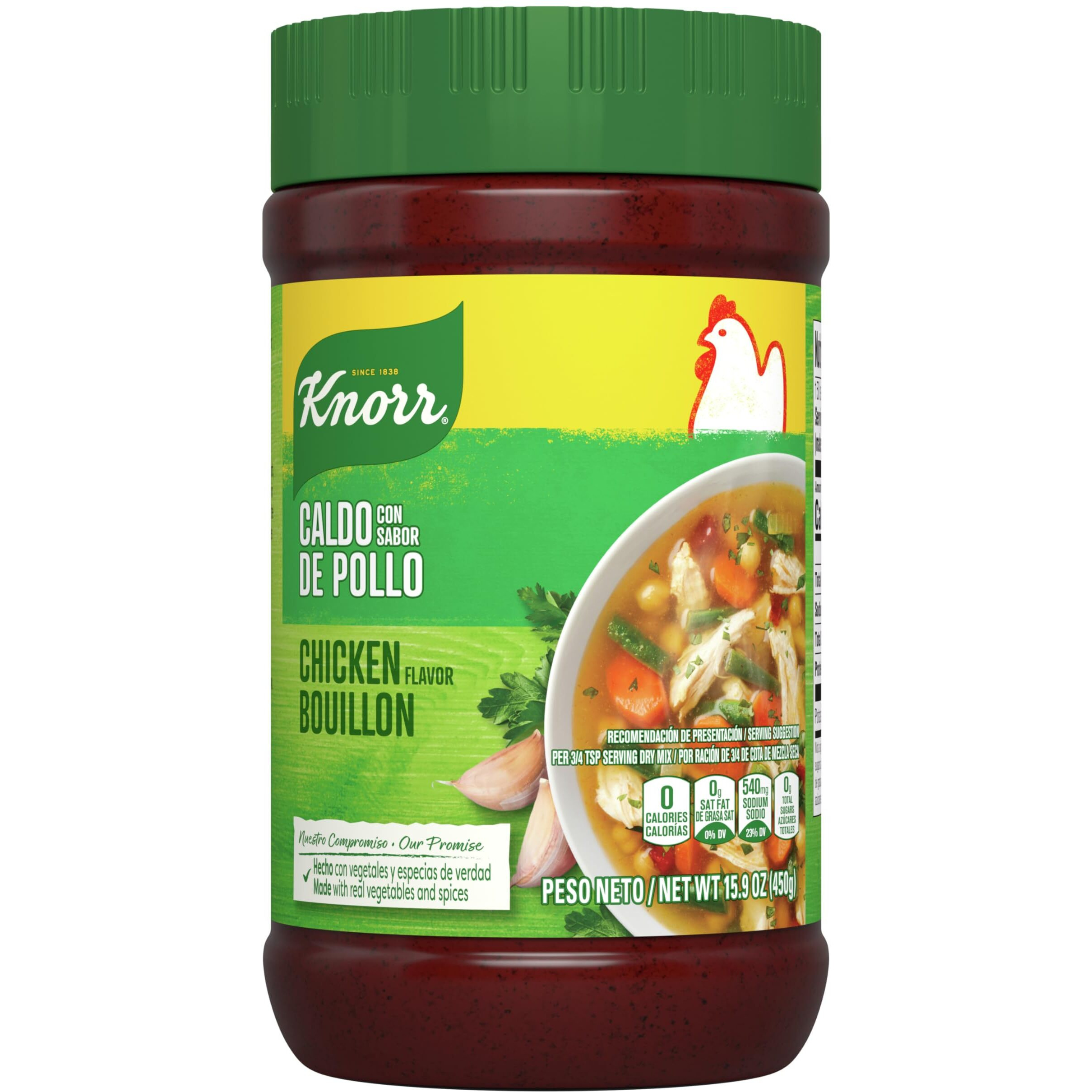 Knorr Granulated Bouillon For Sauces, Soups And Stews Chicken Flavor Naturally Flavored 15.9 Oz