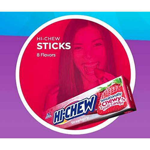 Hi-Chew Sensationally Chewy Japanese Fruit Candy, Banana, 1.76 Ounce (Pack Of 10)