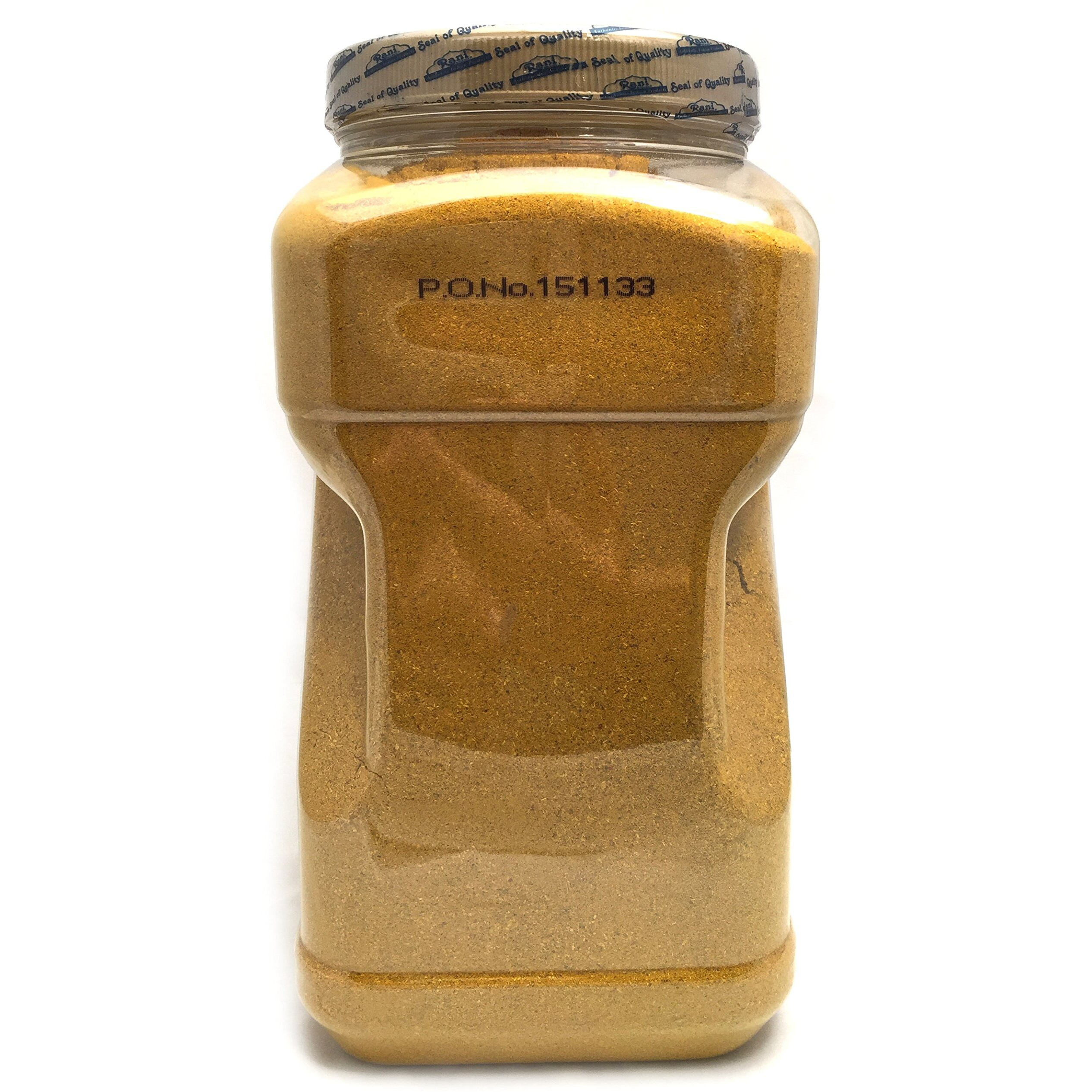 Rani Curry Powder Hot (11-Spice Authentic Indian Blend) 80Oz (5Lbs) 2.27Kg Bulk Pet Jar ~ All Natural | Salt-Free | Vegan | No Colors | Gluten Friendly | Non-Gmo | Indian Origin