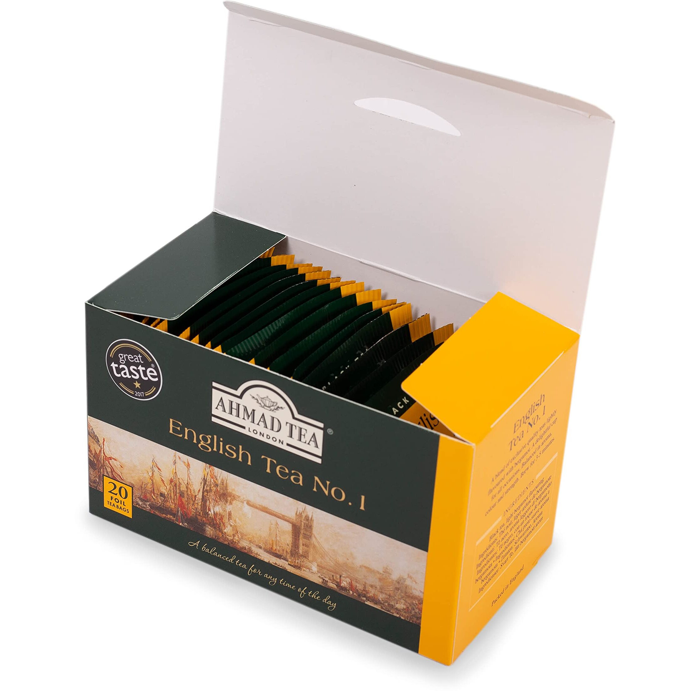Ahmad Tea English Tea No.1, 20 Count, 1.4 Oz (Pack Of 6)