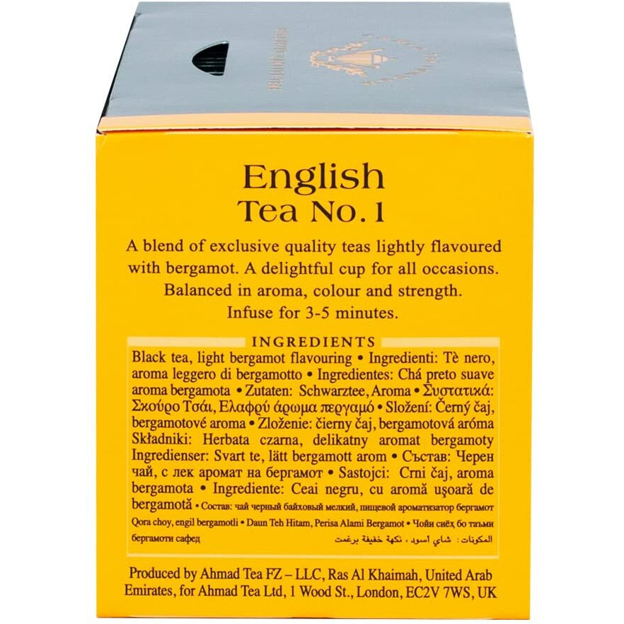 Ahmad Tea English Tea No.1, 20 Count, 1.4 Oz (Pack Of 6)