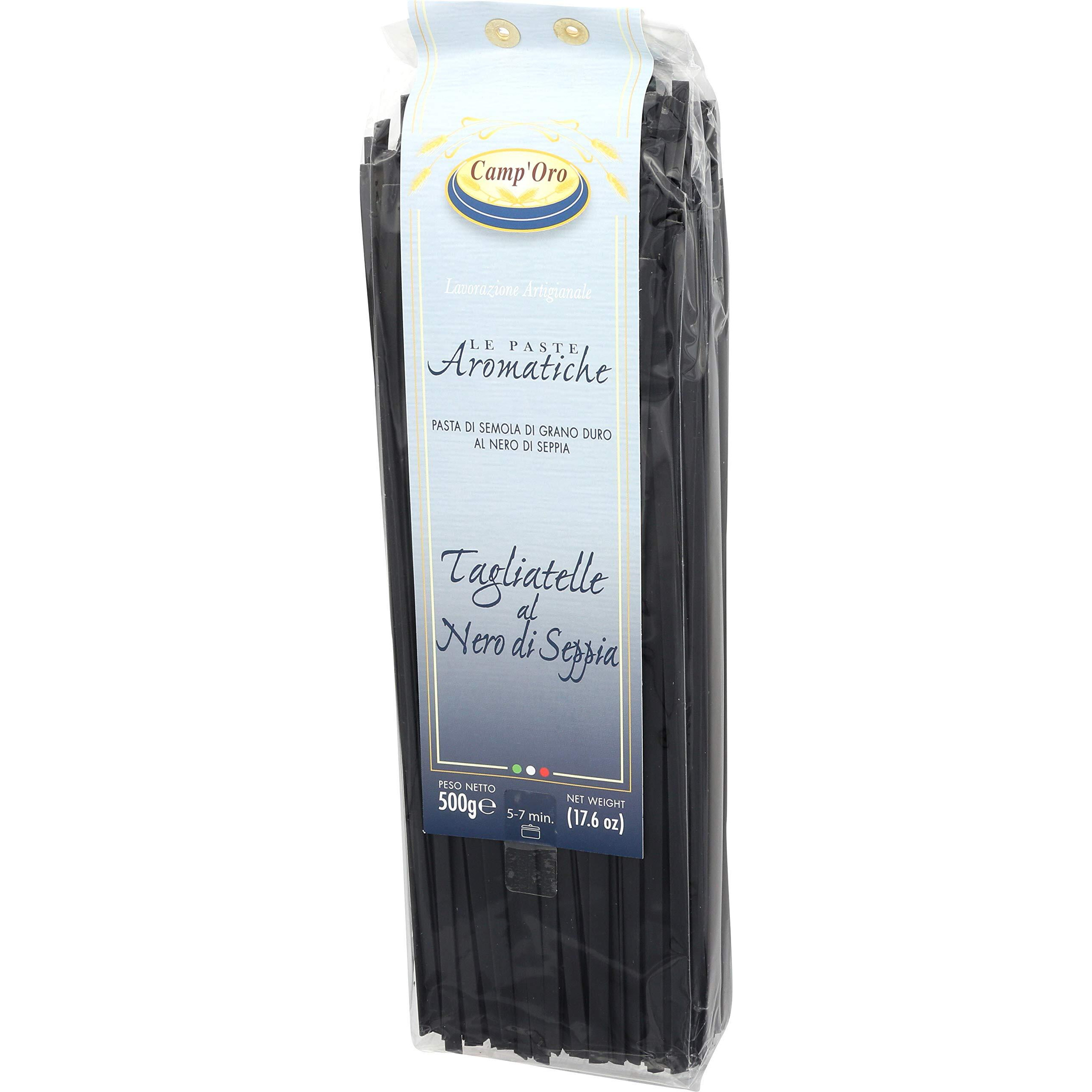 Camp'Oro Black Squid Ink Pasta Pack Of 12 Bag