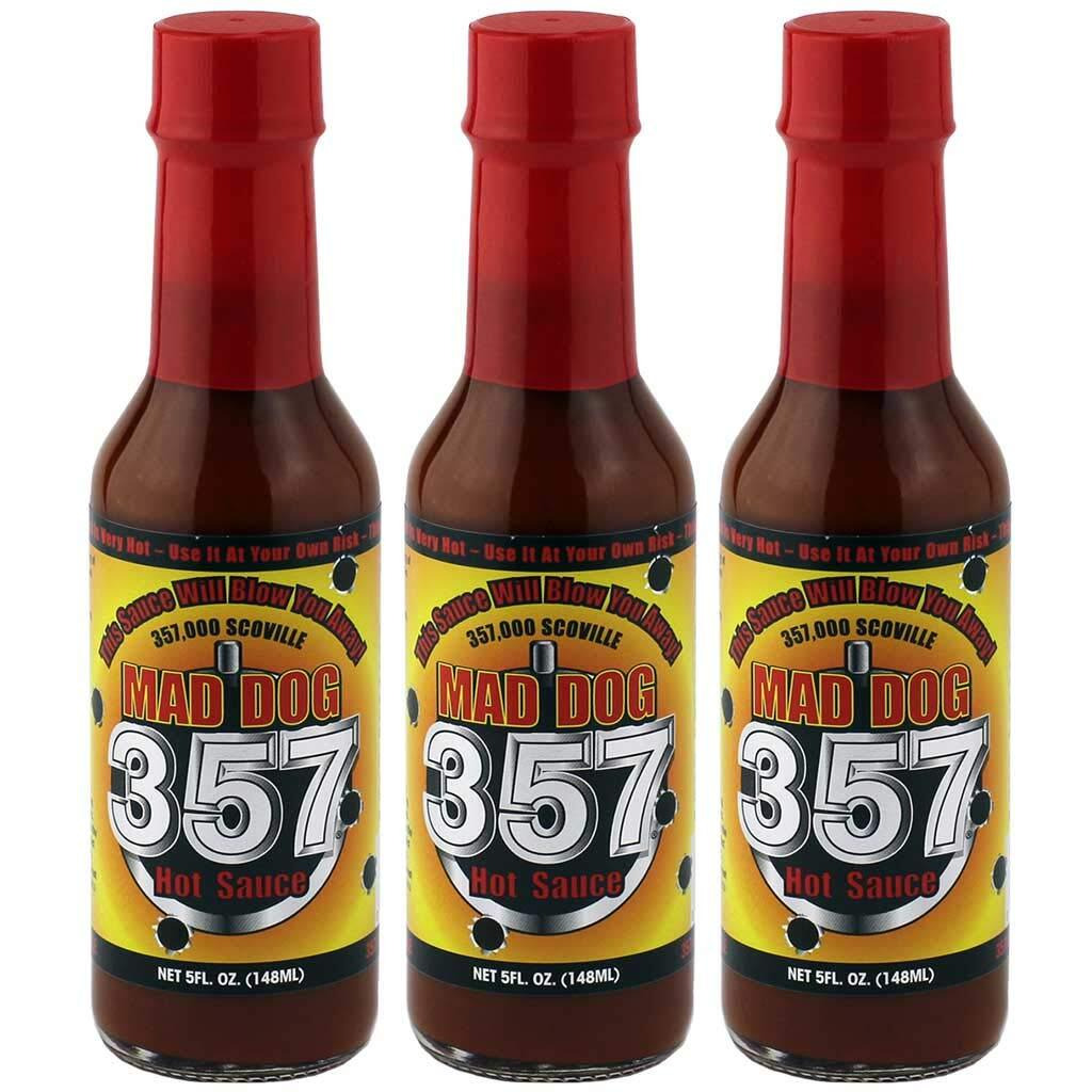 Mad Dog 357 Hot Sauce 5Oz, 3 Pack