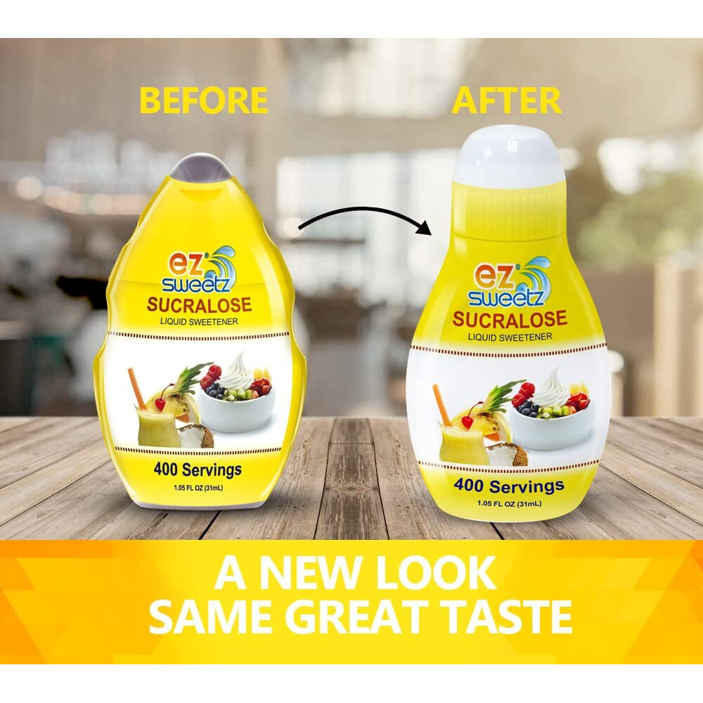 Ez-Sweetz (1.05Oz - Liquid Sweetener 400 Servings/Bottle)