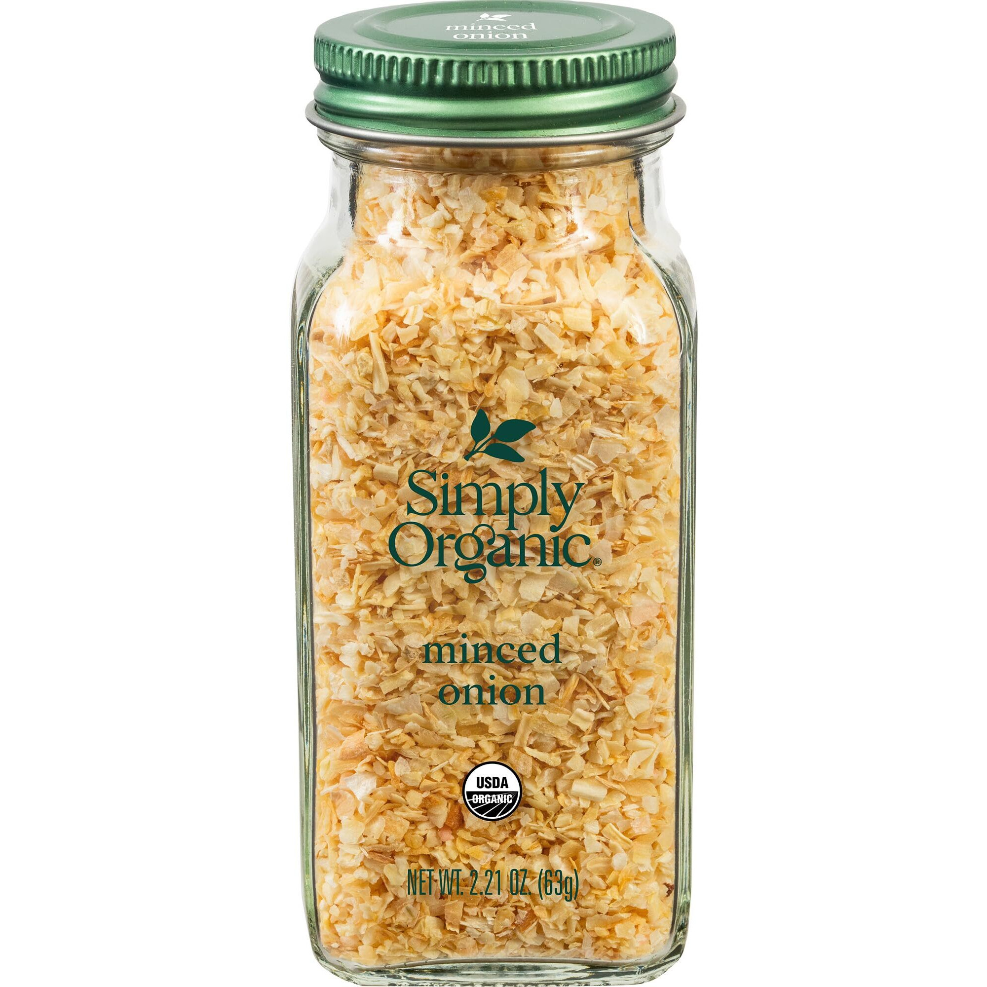 Simply Organic Minced White Onion, Certified Organic | 2.21 Oz | Pack Of 4 | Allium Cepa