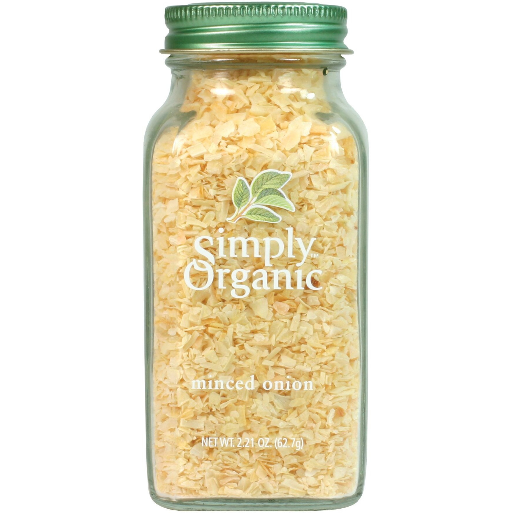 Simply Organic Minced White Onion, Certified Organic | 2.21 Oz | Pack Of 4 | Allium Cepa