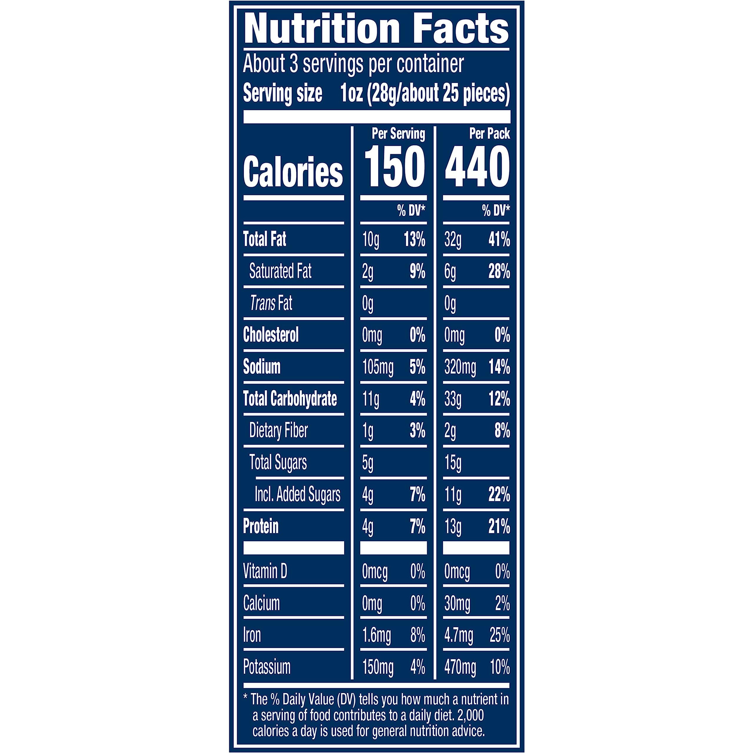 Planters Deluxe Honey Roasted Whole Cashews, Sweet And Salty Snacks, Plant-Based Protein, 3 Oz Bag (Pack Of 12)