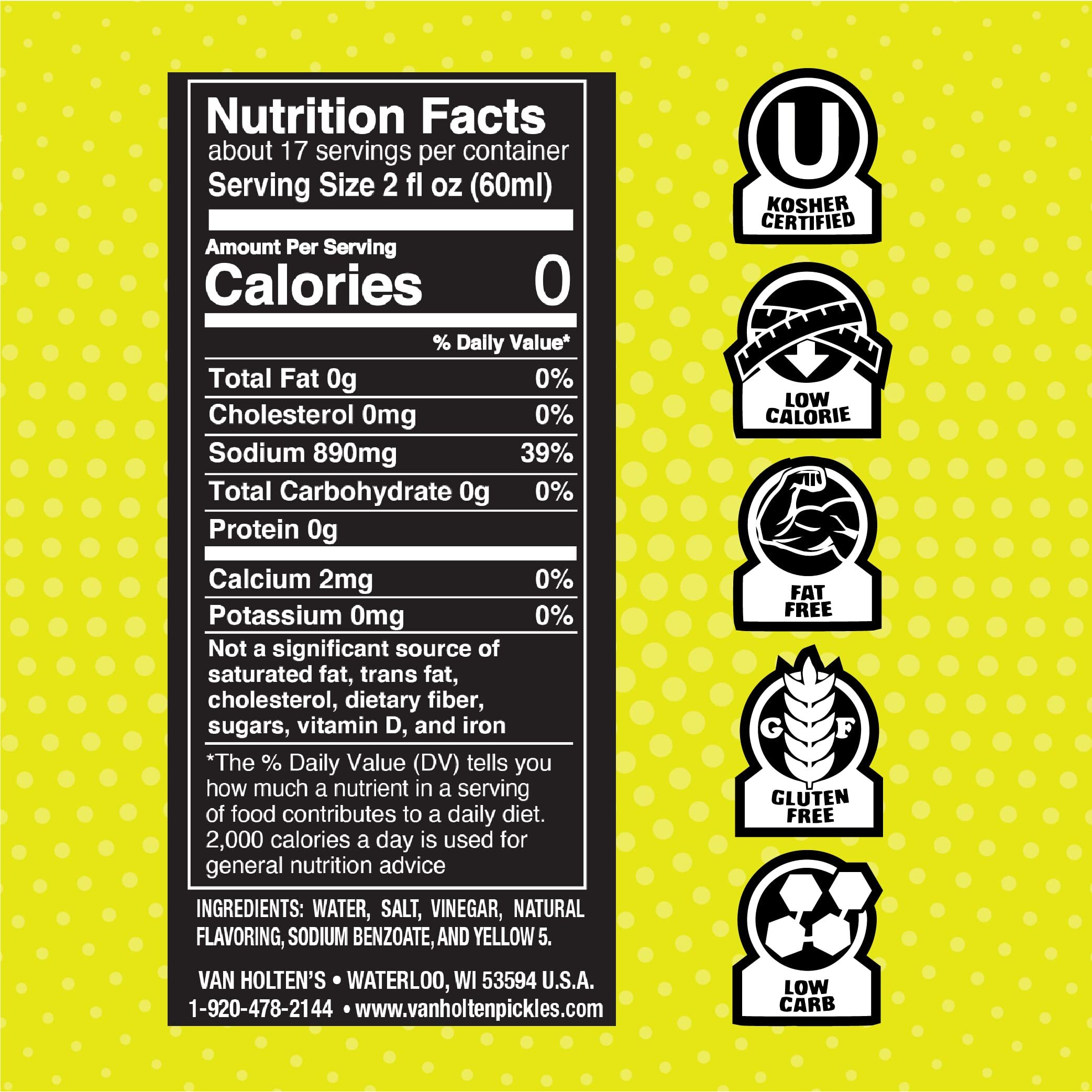 Van Holten's - Pickleback Tapatio Brine 1 Liter - 6 Pack