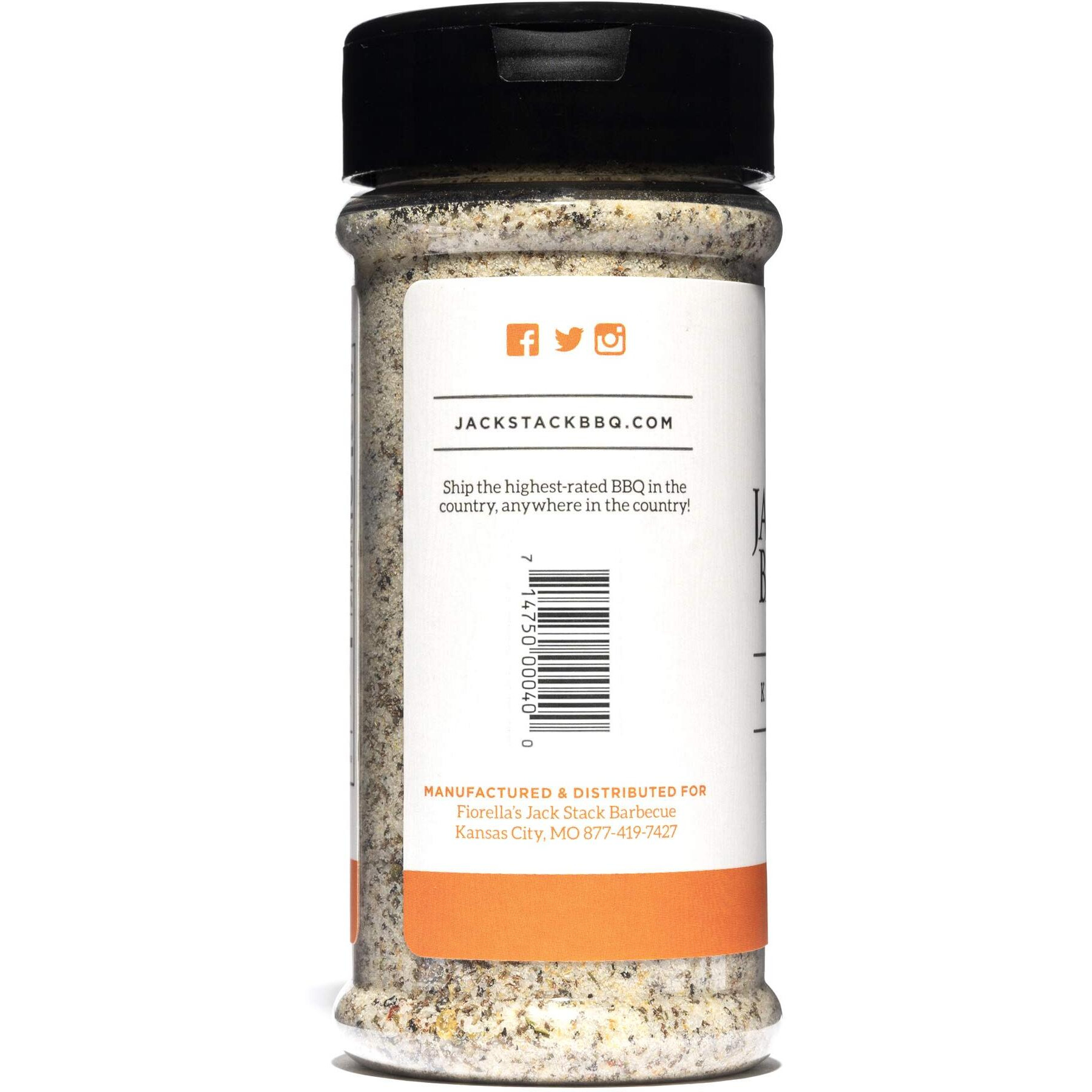 Jack Stack Barbecue All Purpose Dry Rub Seasoning - Kansas City Spice Single Pack - For Chicken, Beef, Ribs, Vegetables, Seafood, And More (7Oz Each)